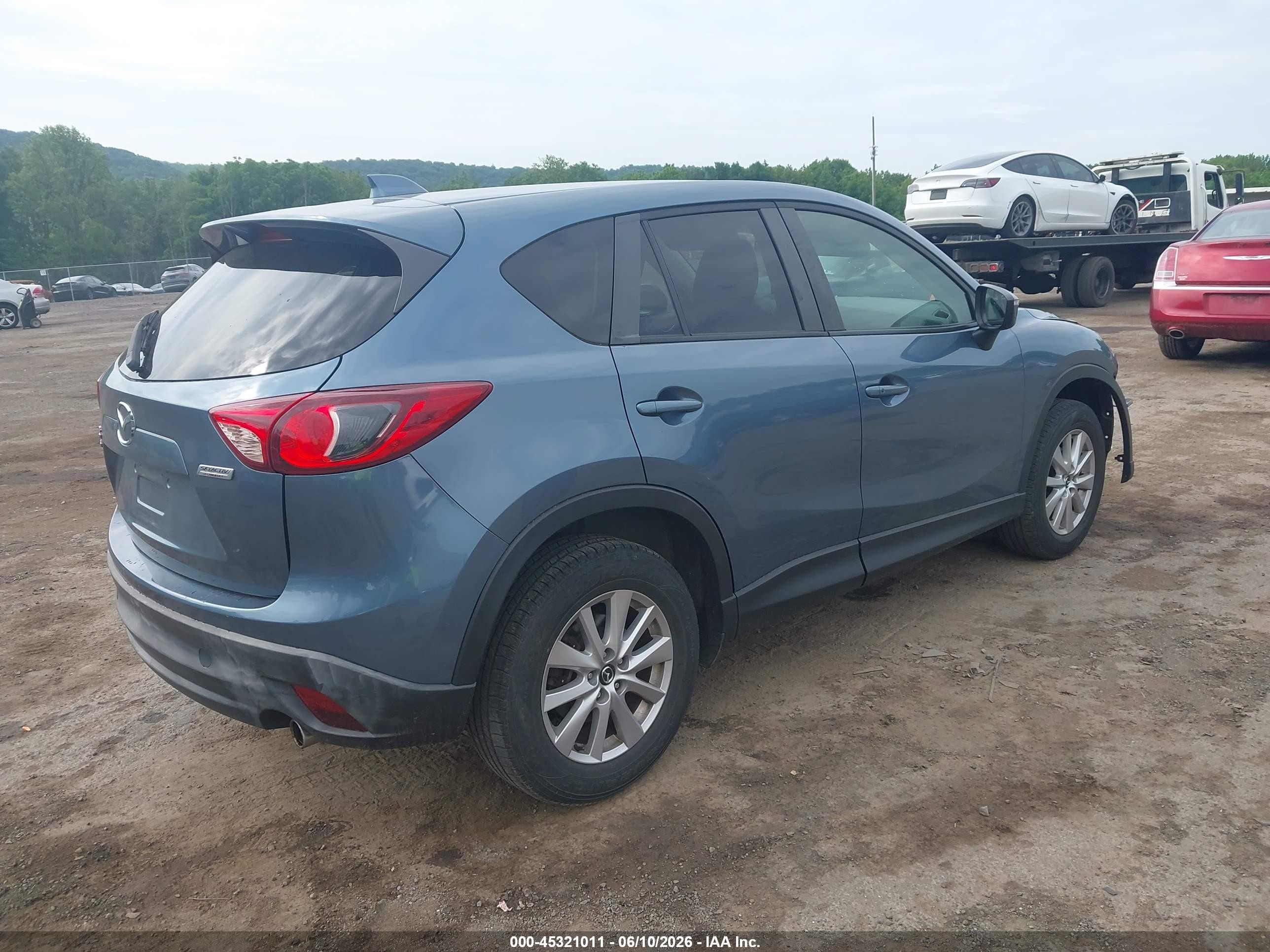 2015 Mazda Cx-5 Touring Blue vin: JM3KE4CY9F0549943