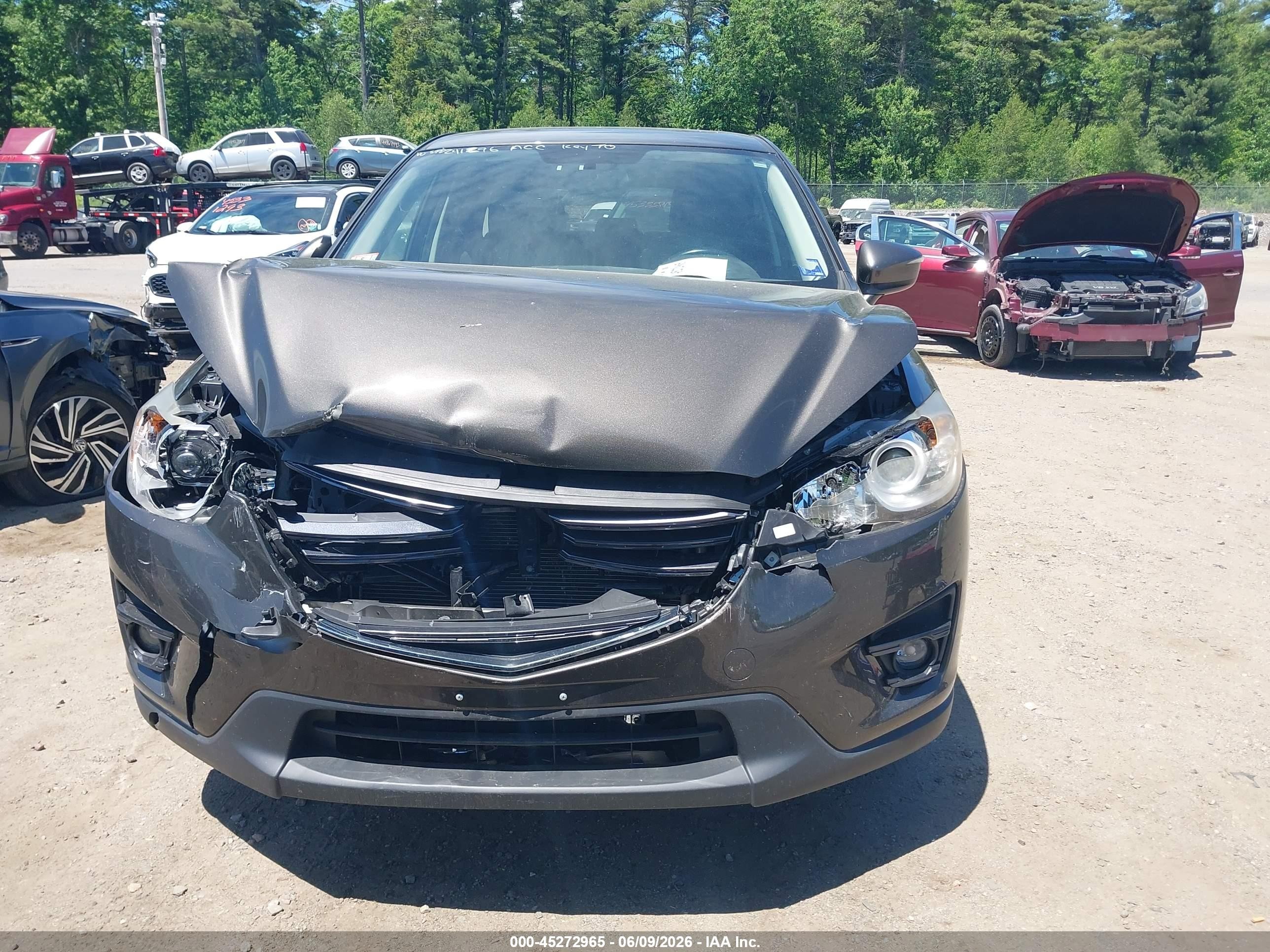 2016 Mazda Cx-5 Touring Gray vin: JM3KE4CY9G0629020