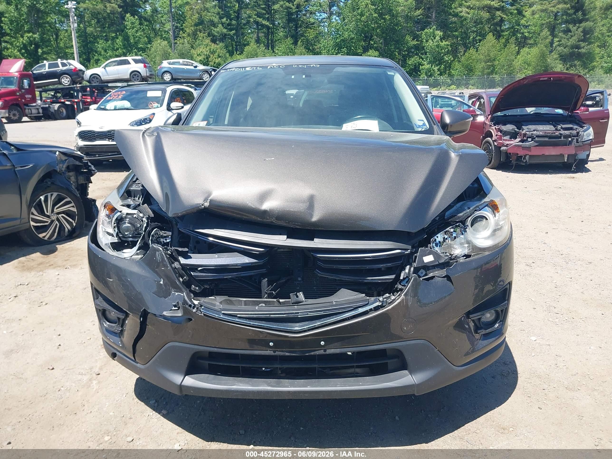 2016 Mazda Cx-5 Touring Gray vin: JM3KE4CY9G0629020