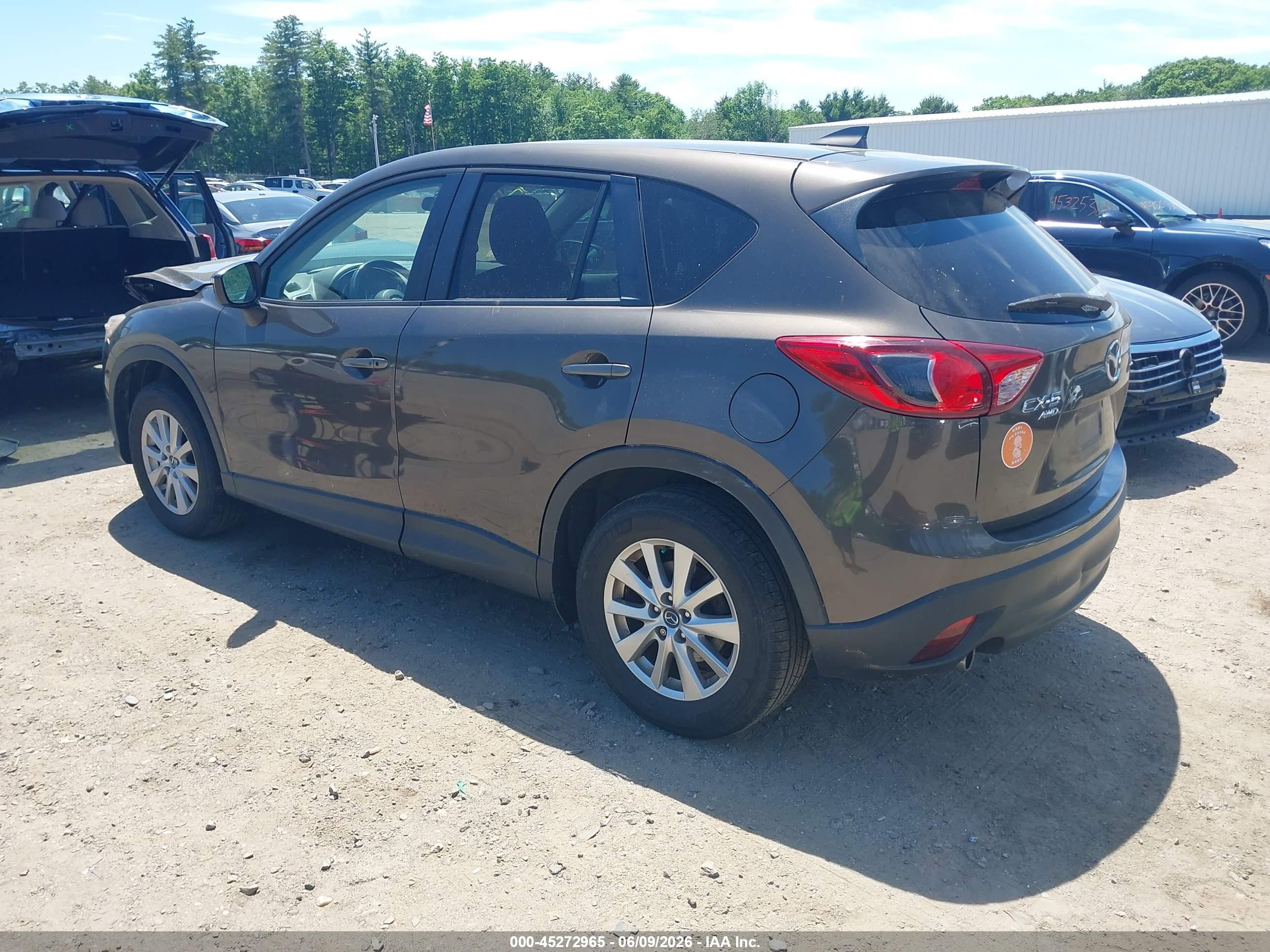 2016 Mazda Cx-5 Touring Gray vin: JM3KE4CY9G0629020