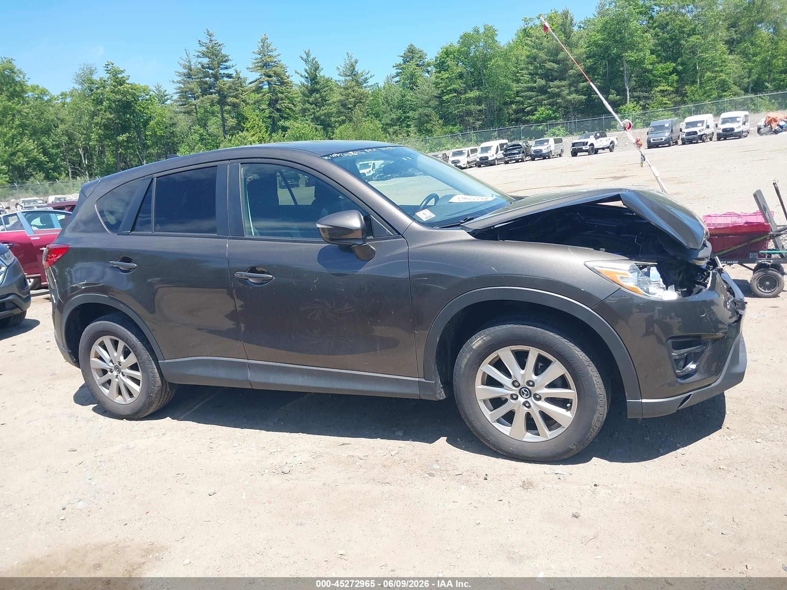 2016 Mazda Cx-5 Touring Gray vin: JM3KE4CY9G0629020