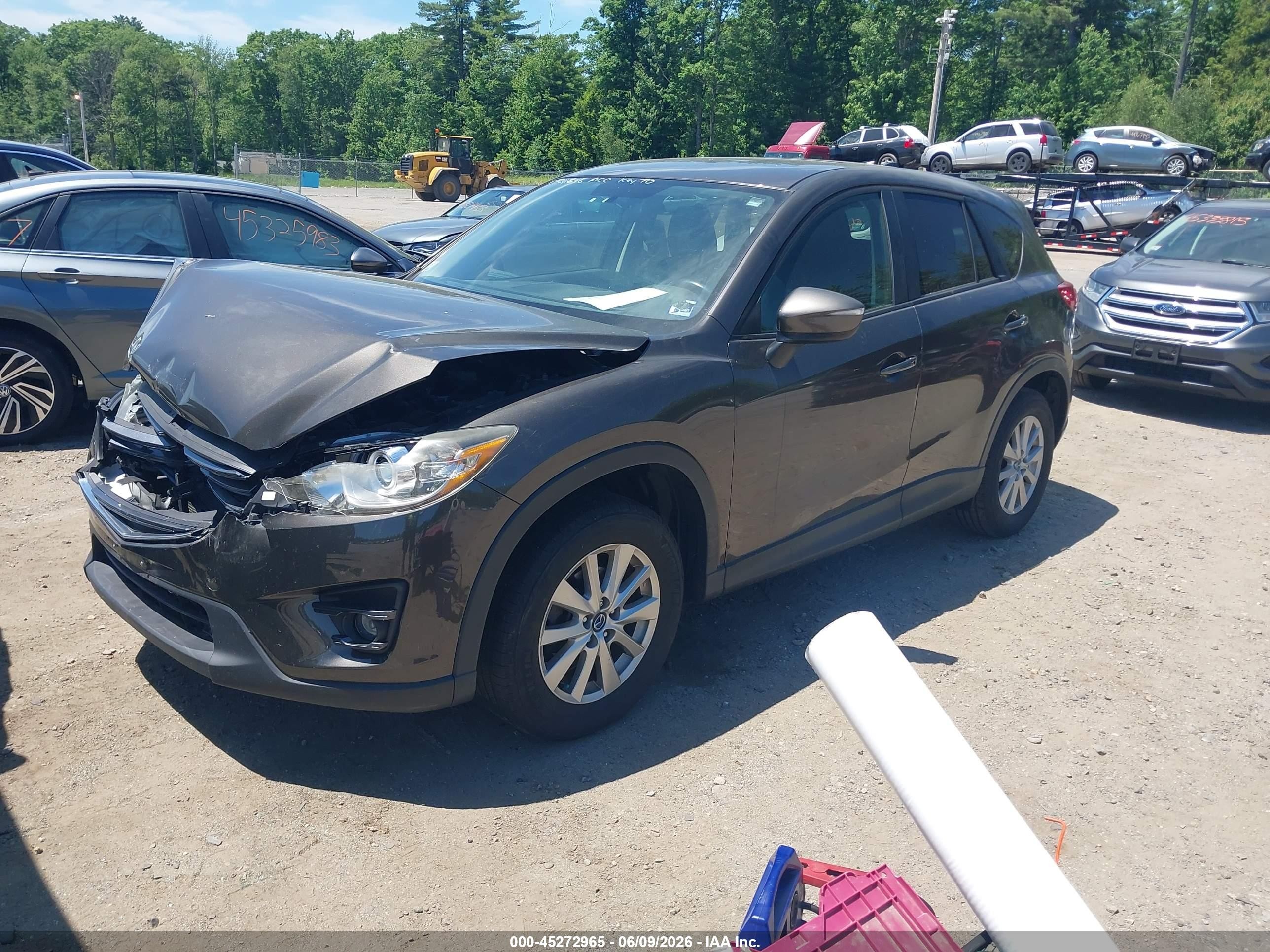 2016 Mazda Cx-5 Touring Gray vin: JM3KE4CY9G0629020