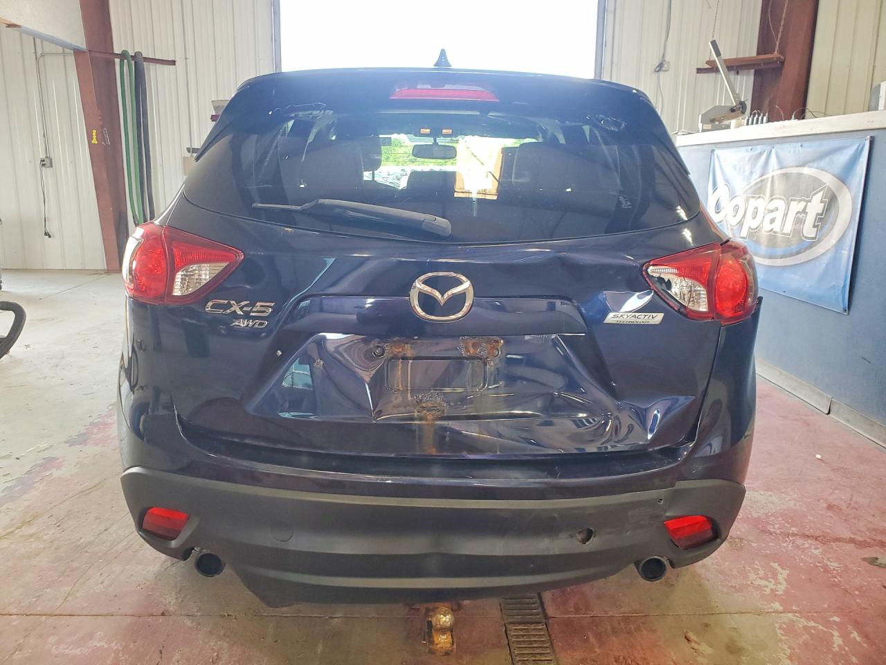 2014 Mazda Cx-5 Touring Blue vin: JM3KE4CYXE0352293