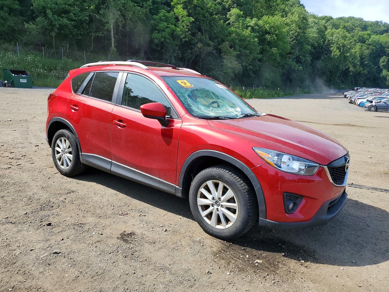 2014 Mazda Cx-5 Touring Red vin: JM3KE4CYXE0366131