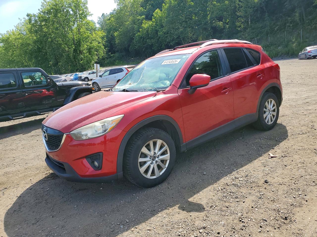 2014 Mazda Cx-5 Touring Red vin: JM3KE4CYXE0366131