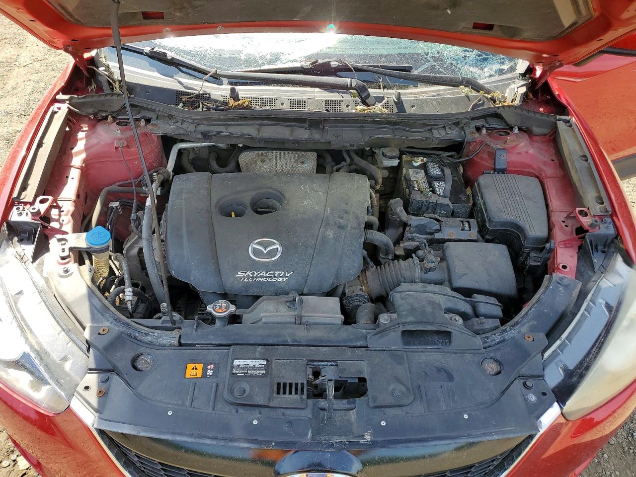 2014 Mazda Cx-5 Touring Red vin: JM3KE4CYXE0366131