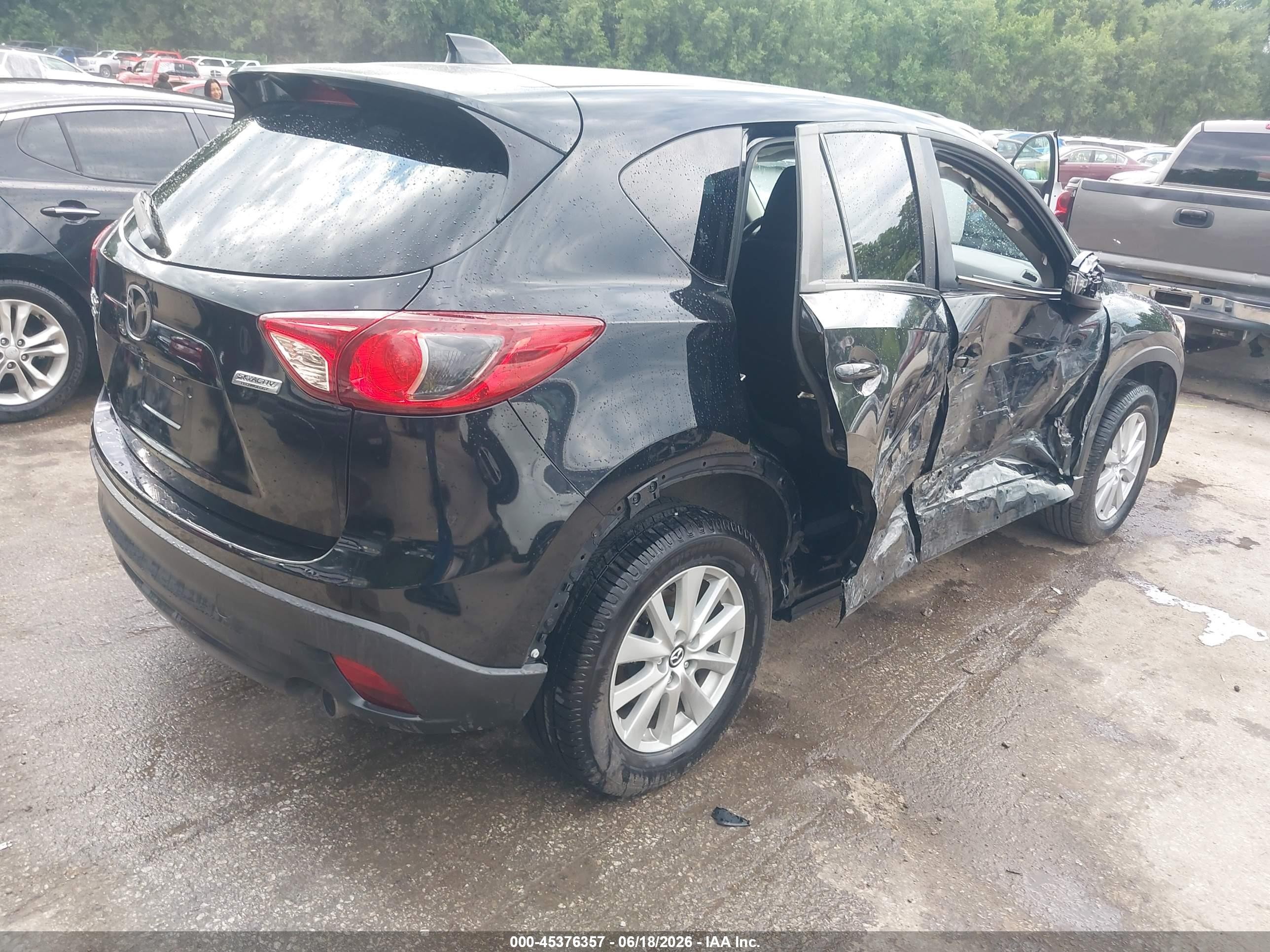 2014 Mazda Cx-5 Touring Black vin: JM3KE4CYXE0402321