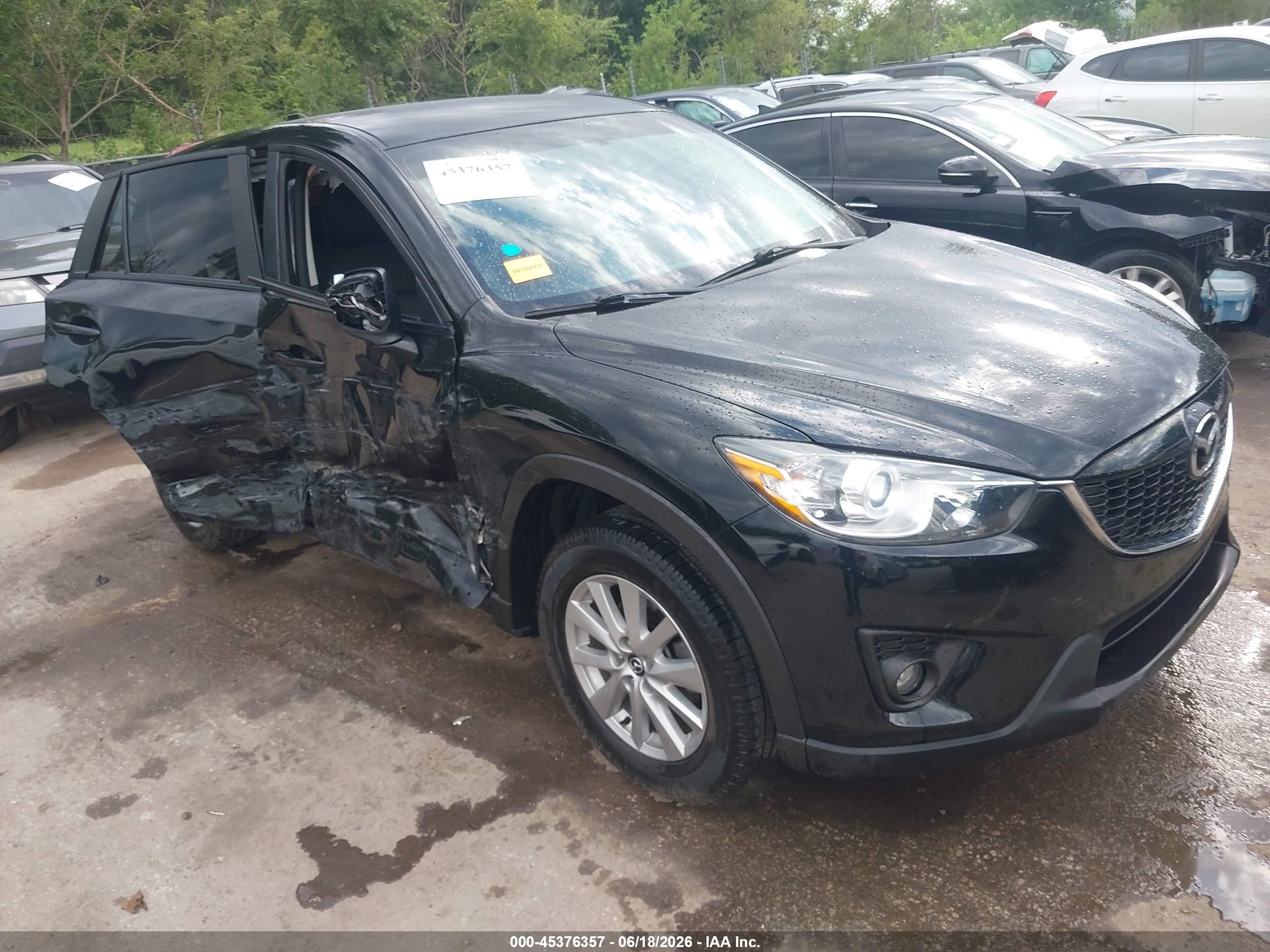 2014 Mazda Cx-5 Touring Black vin: JM3KE4CYXE0402321