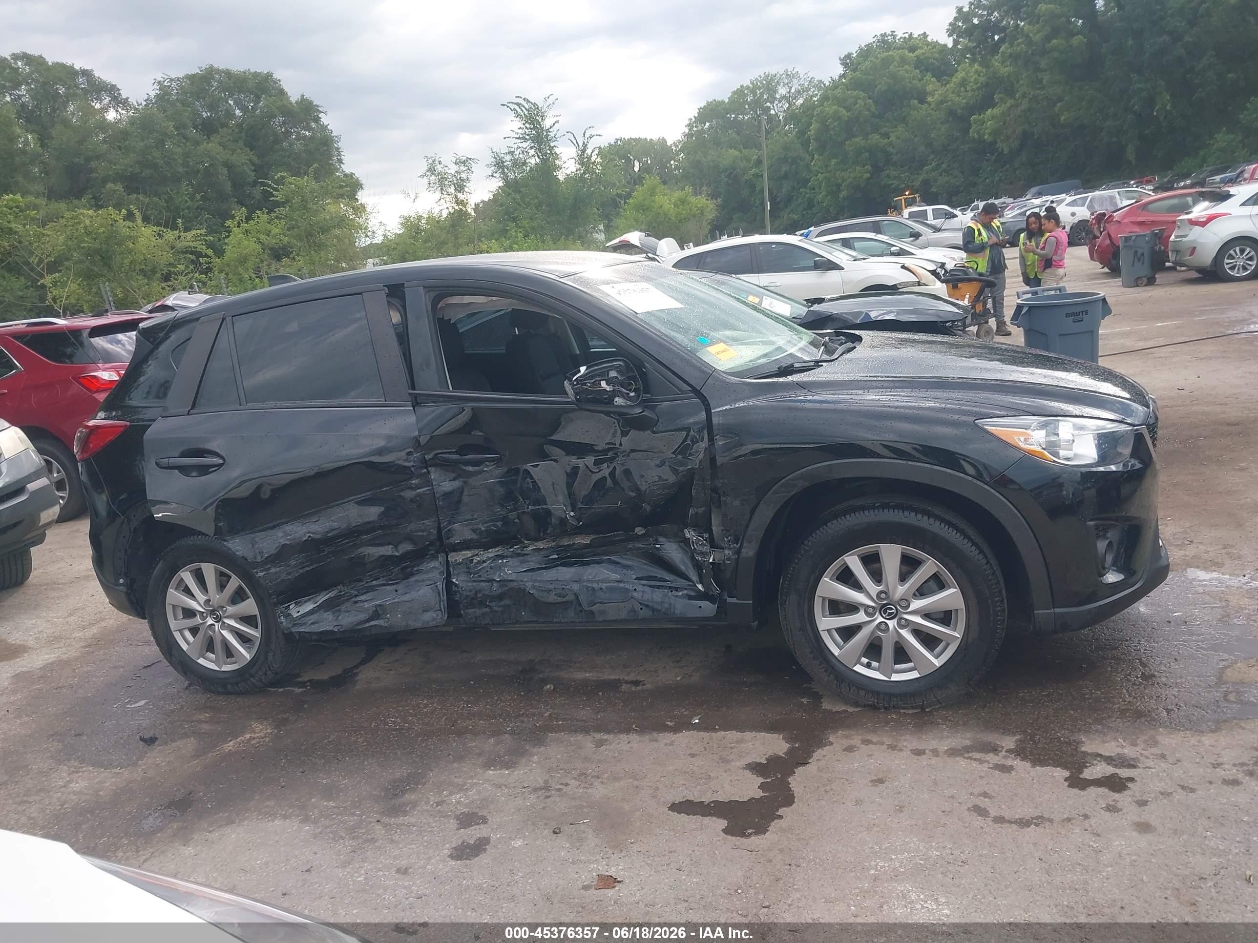 2014 Mazda Cx-5 Touring Black vin: JM3KE4CYXE0402321