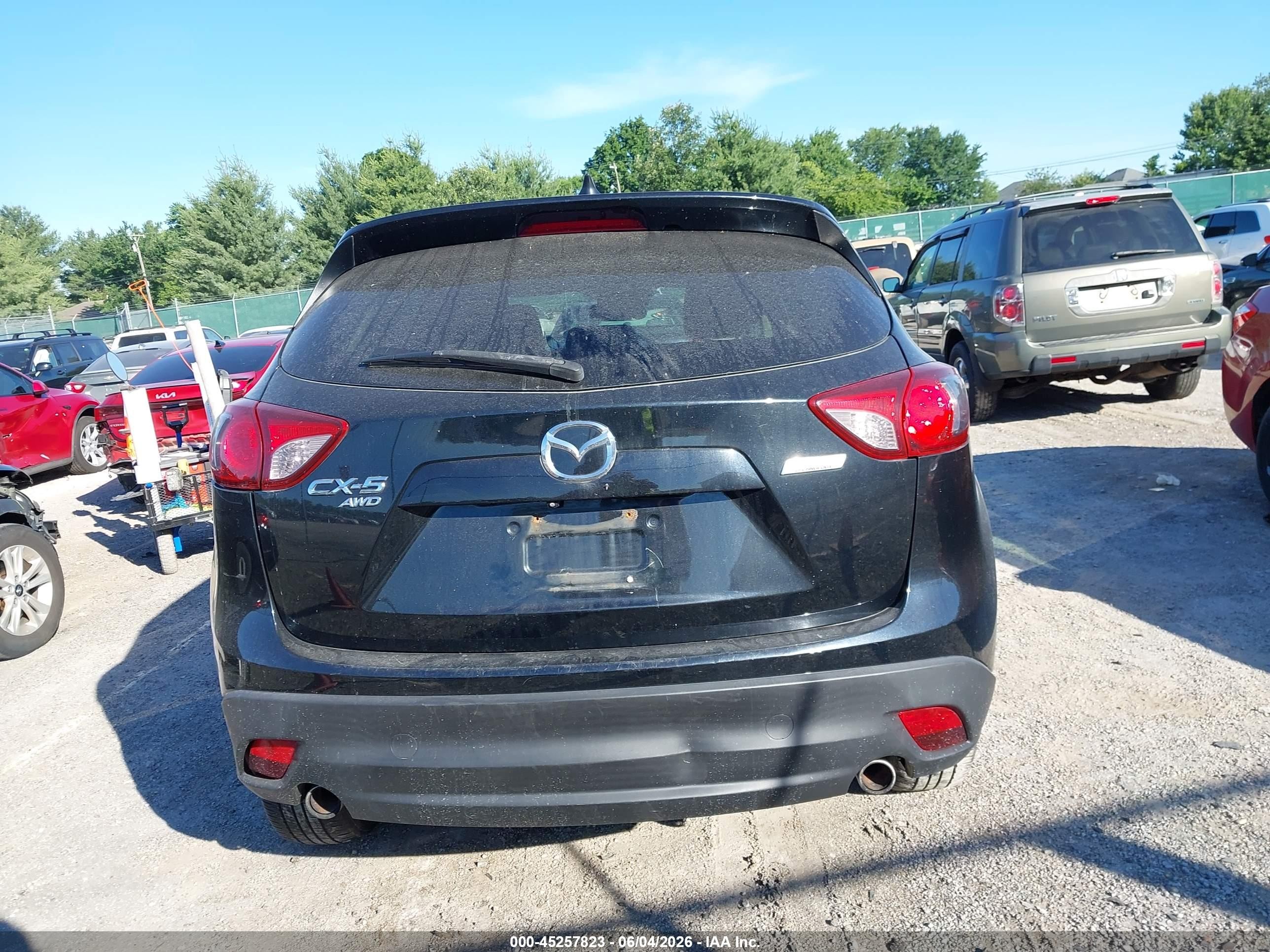 2014 Mazda Cx-5 Touring Black vin: JM3KE4CYXE0423699