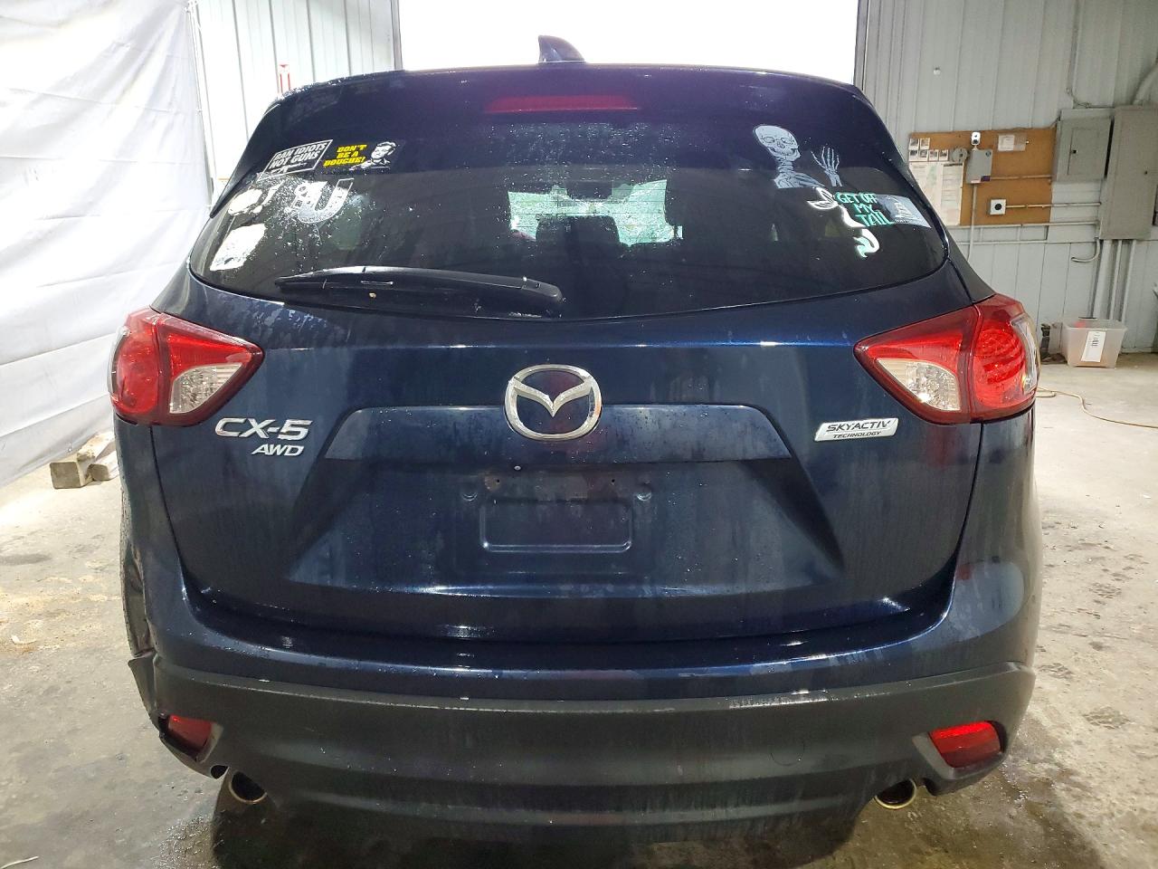 2015 Mazda Cx-5 Touring Blue vin: JM3KE4CYXF0459832