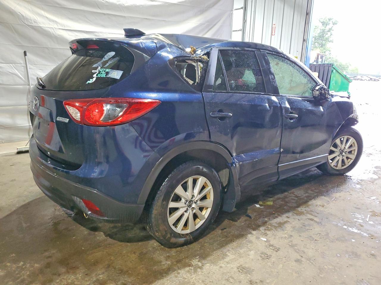 2015 Mazda Cx-5 Touring Blue vin: JM3KE4CYXF0459832