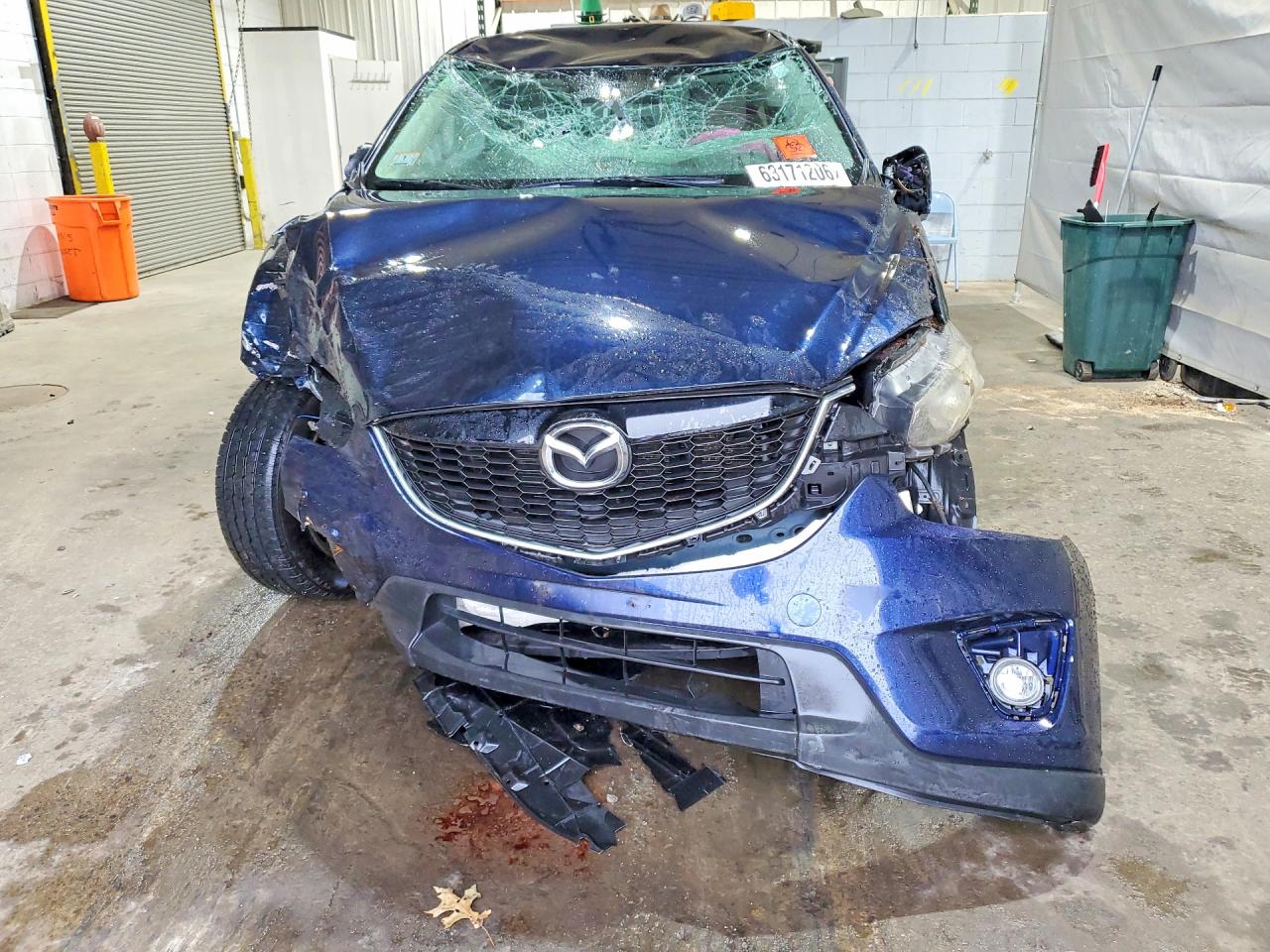 2015 Mazda Cx-5 Touring Blue vin: JM3KE4CYXF0459832