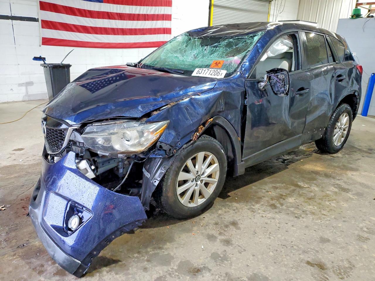 2015 Mazda Cx-5 Touring Синий vin: JM3KE4CYXF0459832