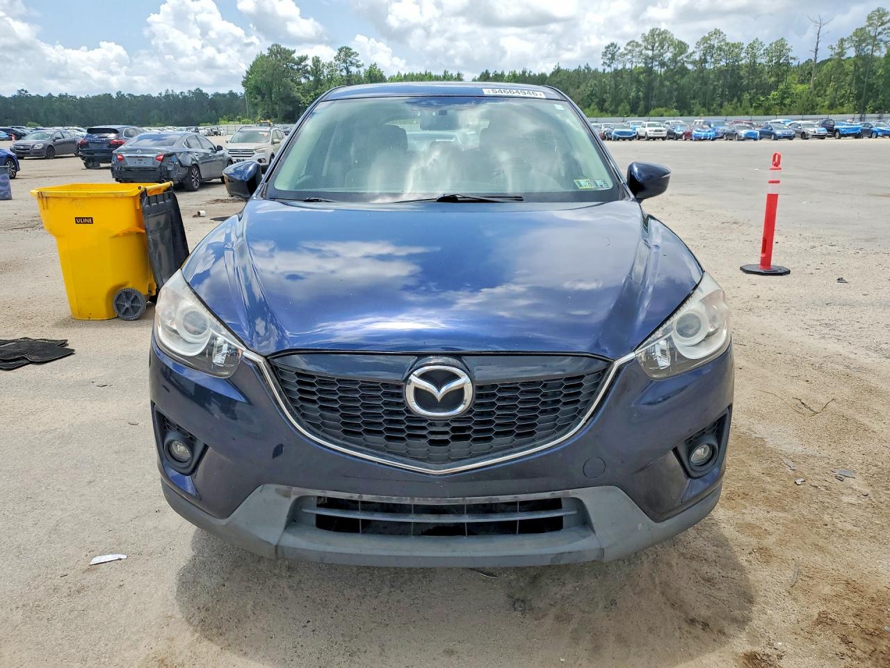 2015 Mazda Cx-5 Touring Blue vin: JM3KE4CYXF0492247
