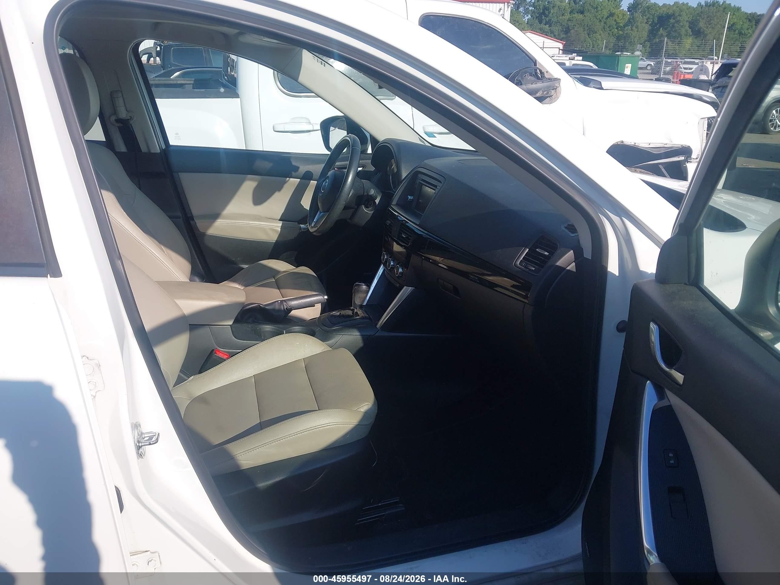 2013 Mazda Cx-5 Grand Touring White vin: JM3KE4DE0D0133023