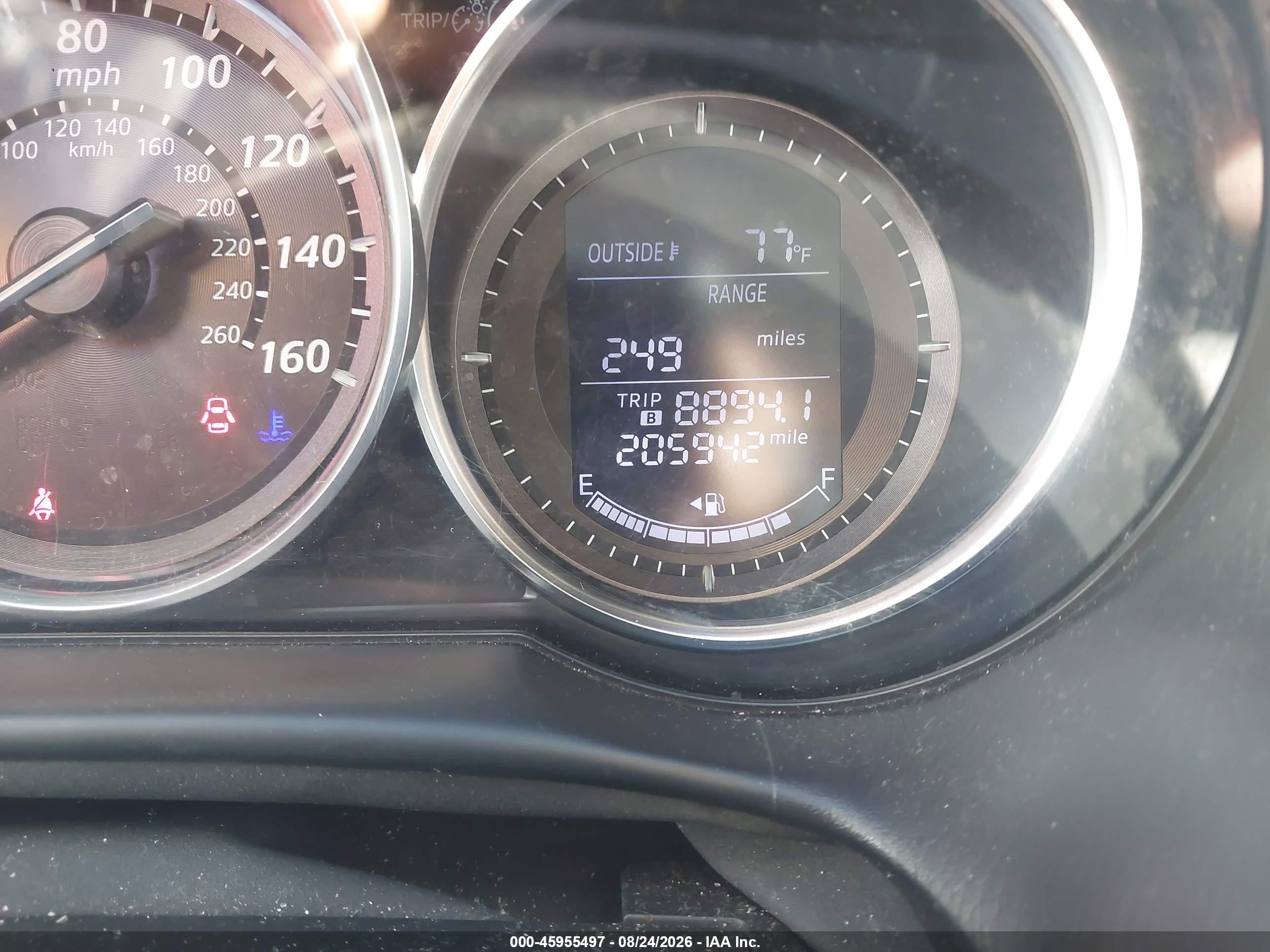 2013 Mazda Cx-5 Grand Touring White vin: JM3KE4DE0D0133023