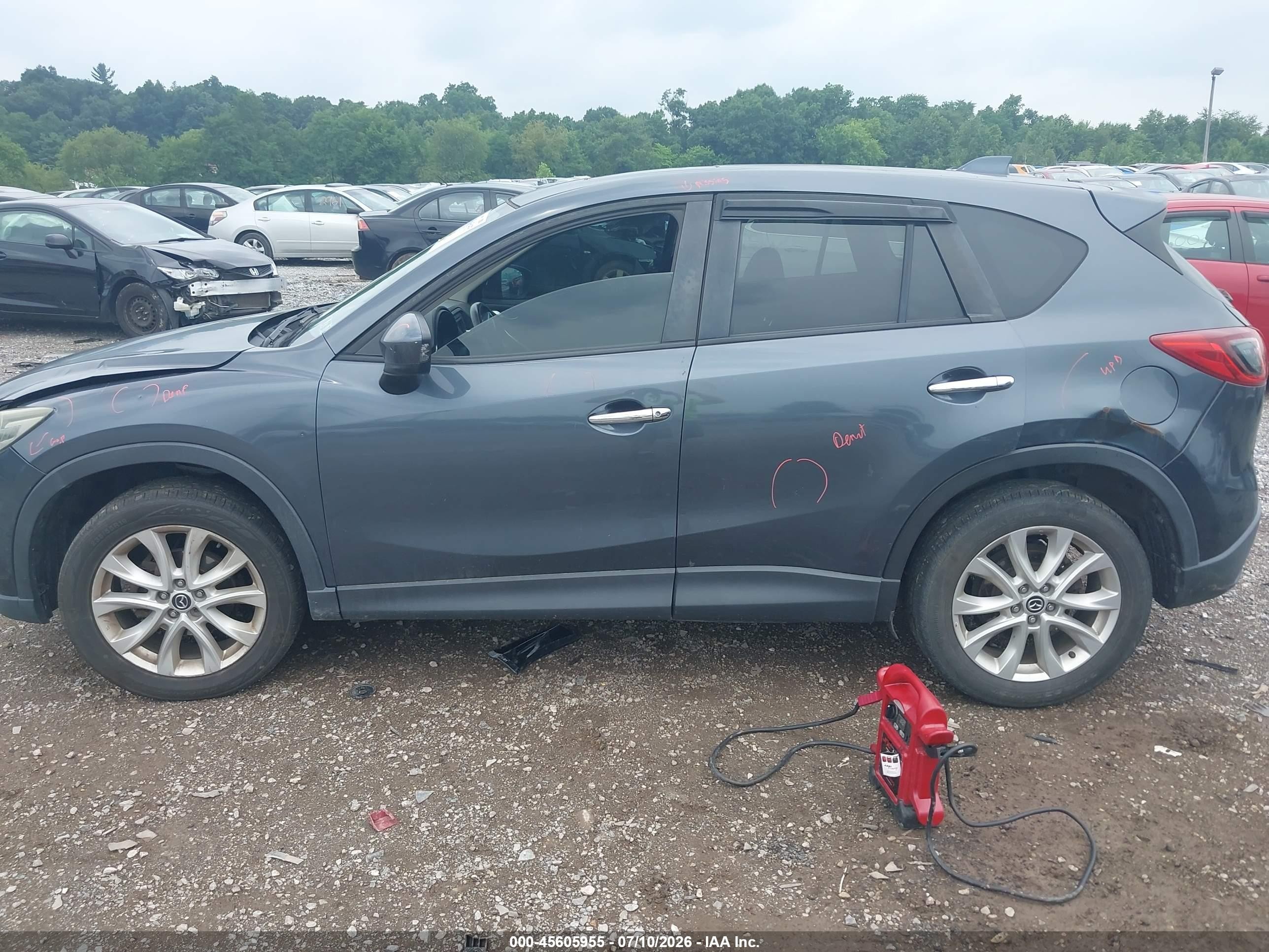 2013 Mazda Cx-5 Grand Touring Blue vin: JM3KE4DE1D0133807
