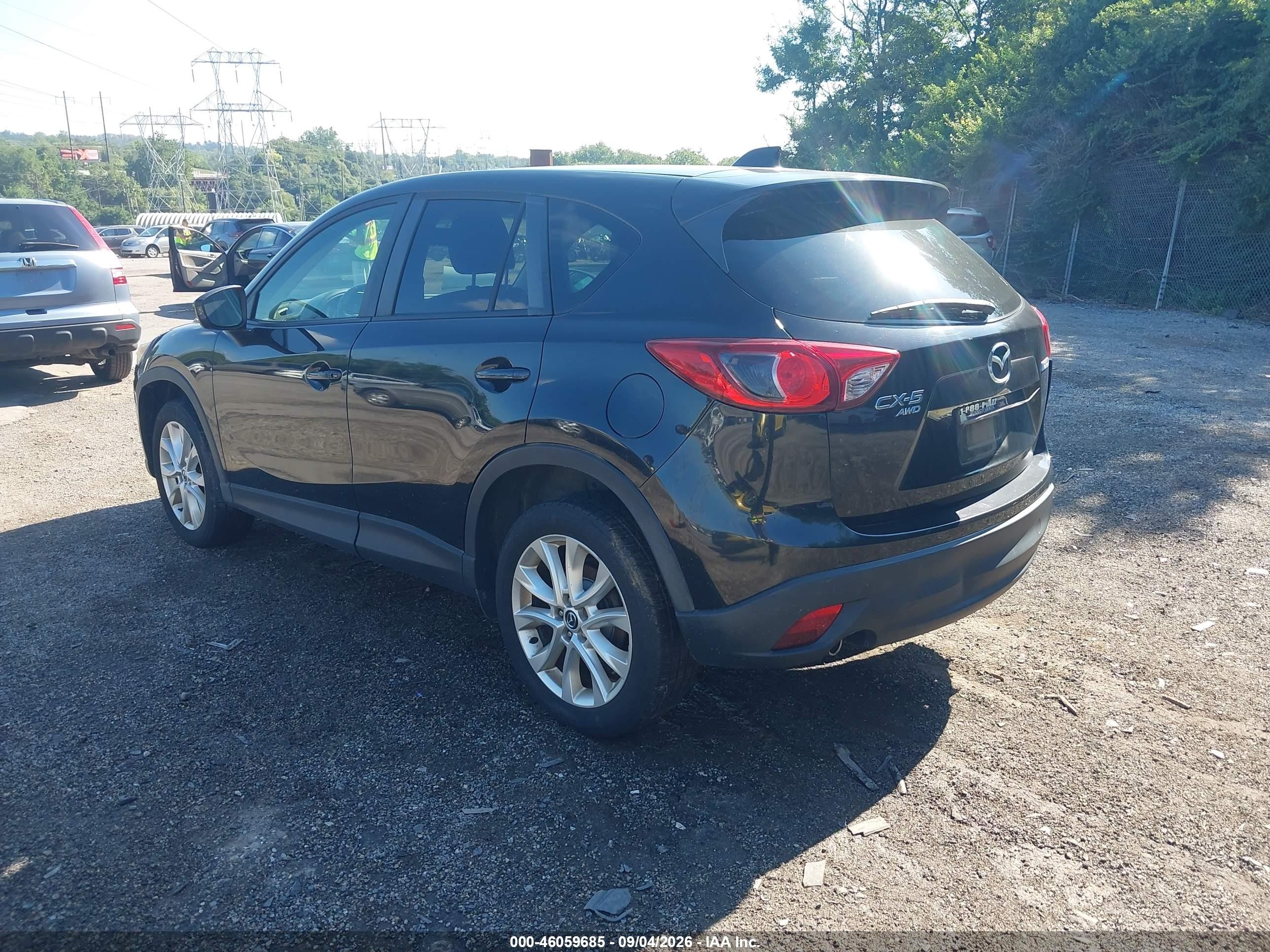 2013 Mazda Cx-5 Grand Touring Black vin: JM3KE4DE1D0168069