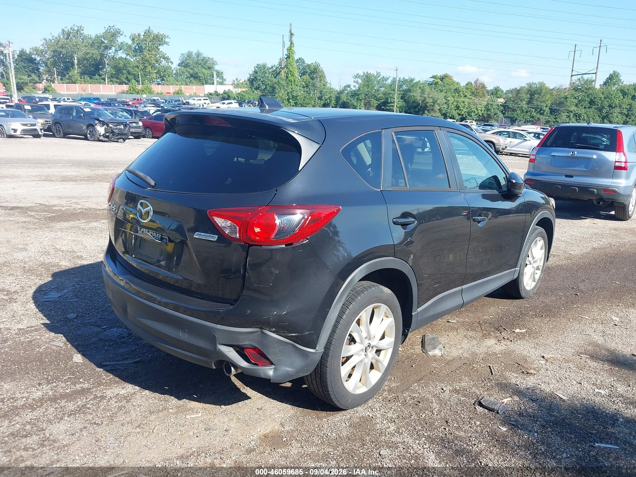2013 Mazda Cx-5 Grand Touring Black vin: JM3KE4DE1D0168069