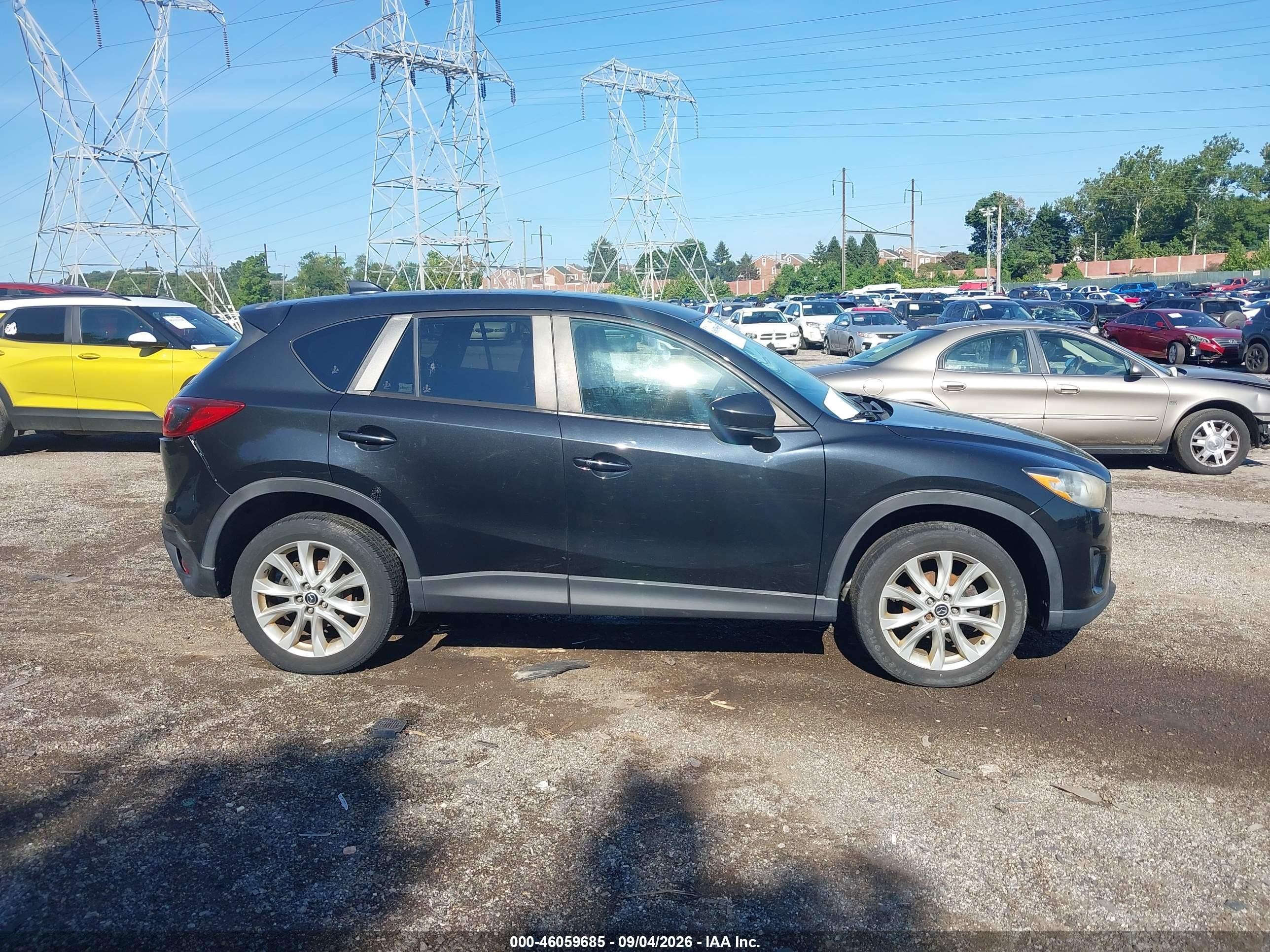 2013 Mazda Cx-5 Grand Touring Black vin: JM3KE4DE1D0168069