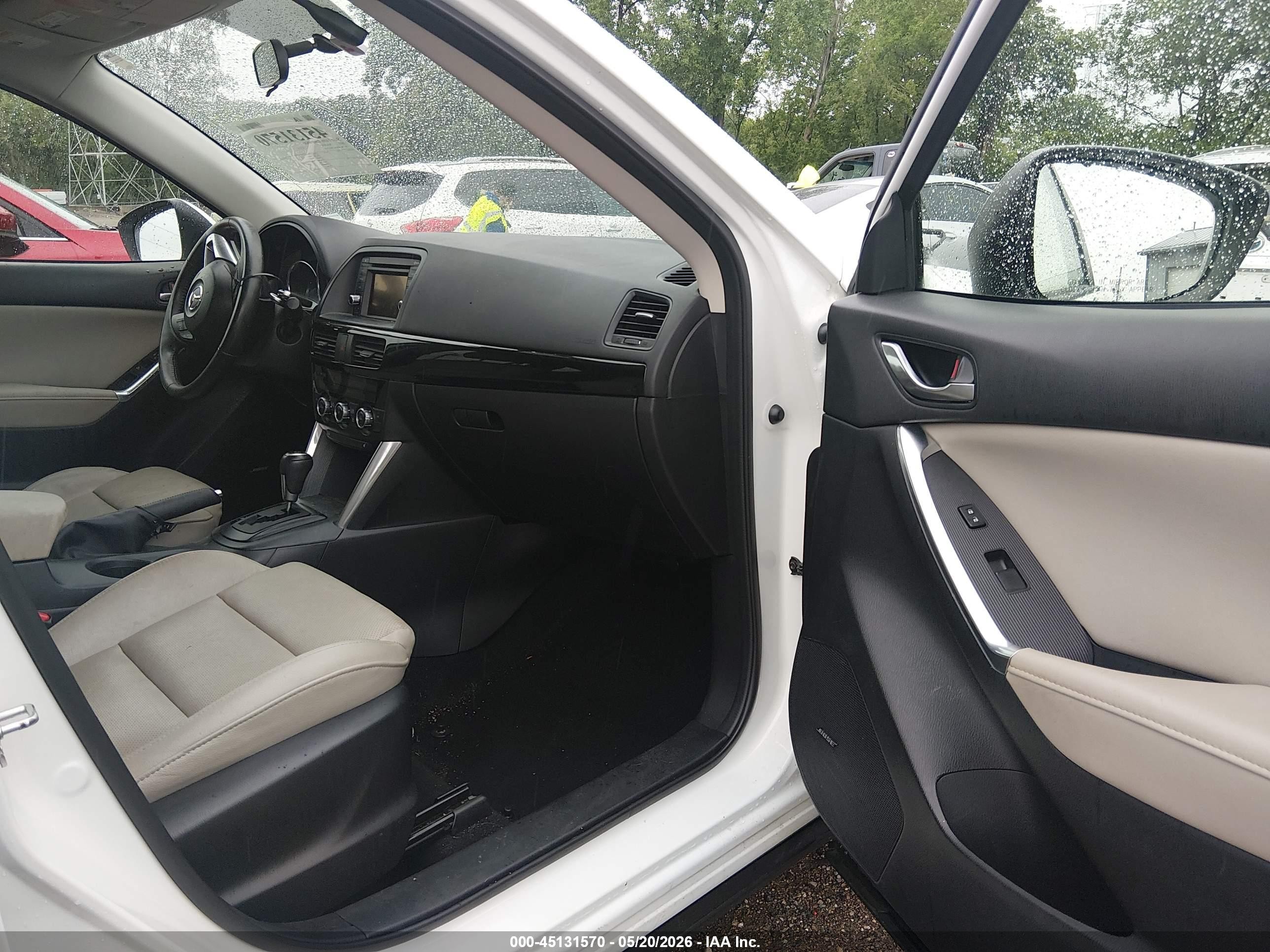 2013 Mazda Cx-5 Grand Touring White vin: JM3KE4DE2D0127109