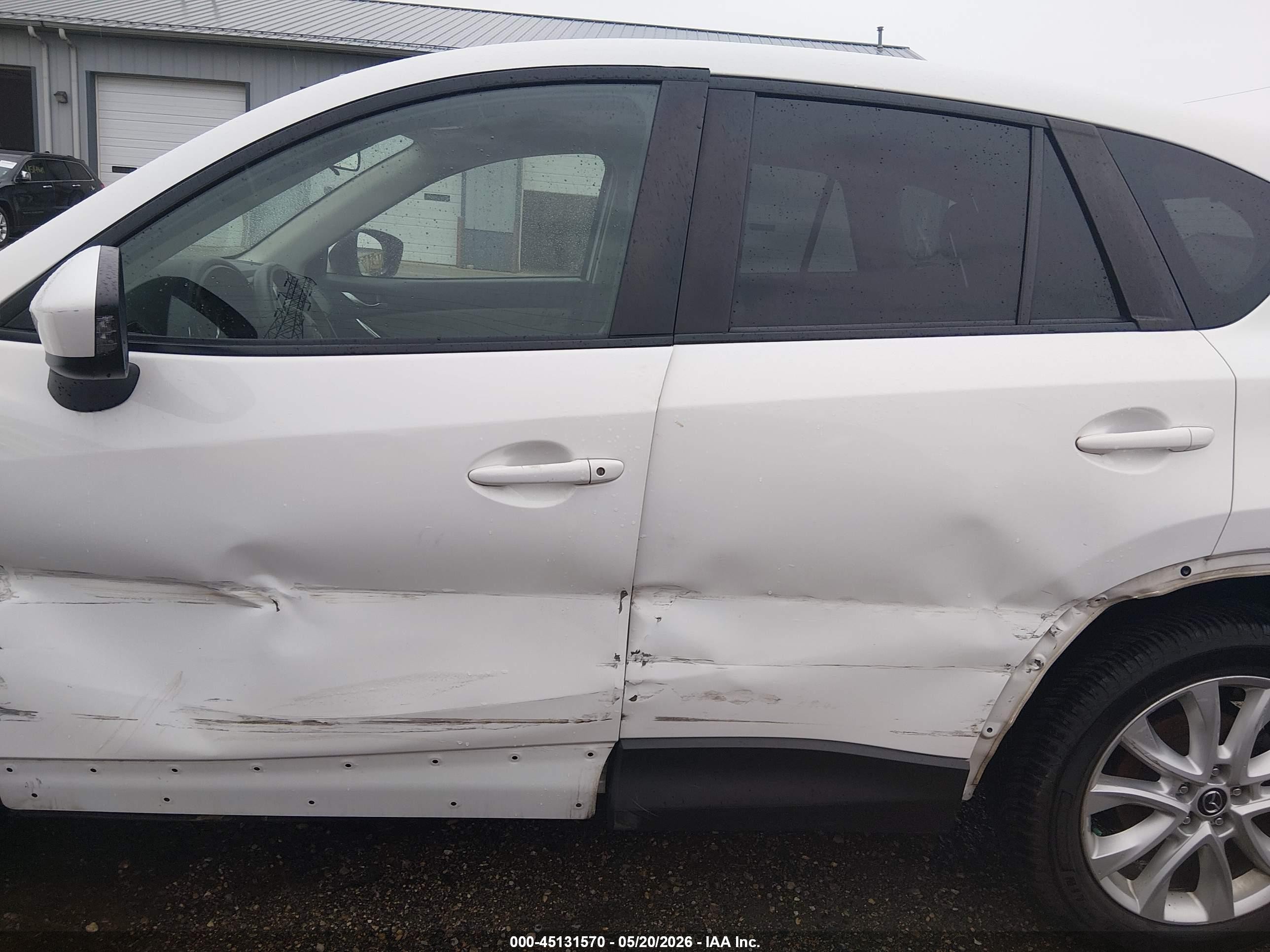 2013 Mazda Cx-5 Grand Touring White vin: JM3KE4DE2D0127109