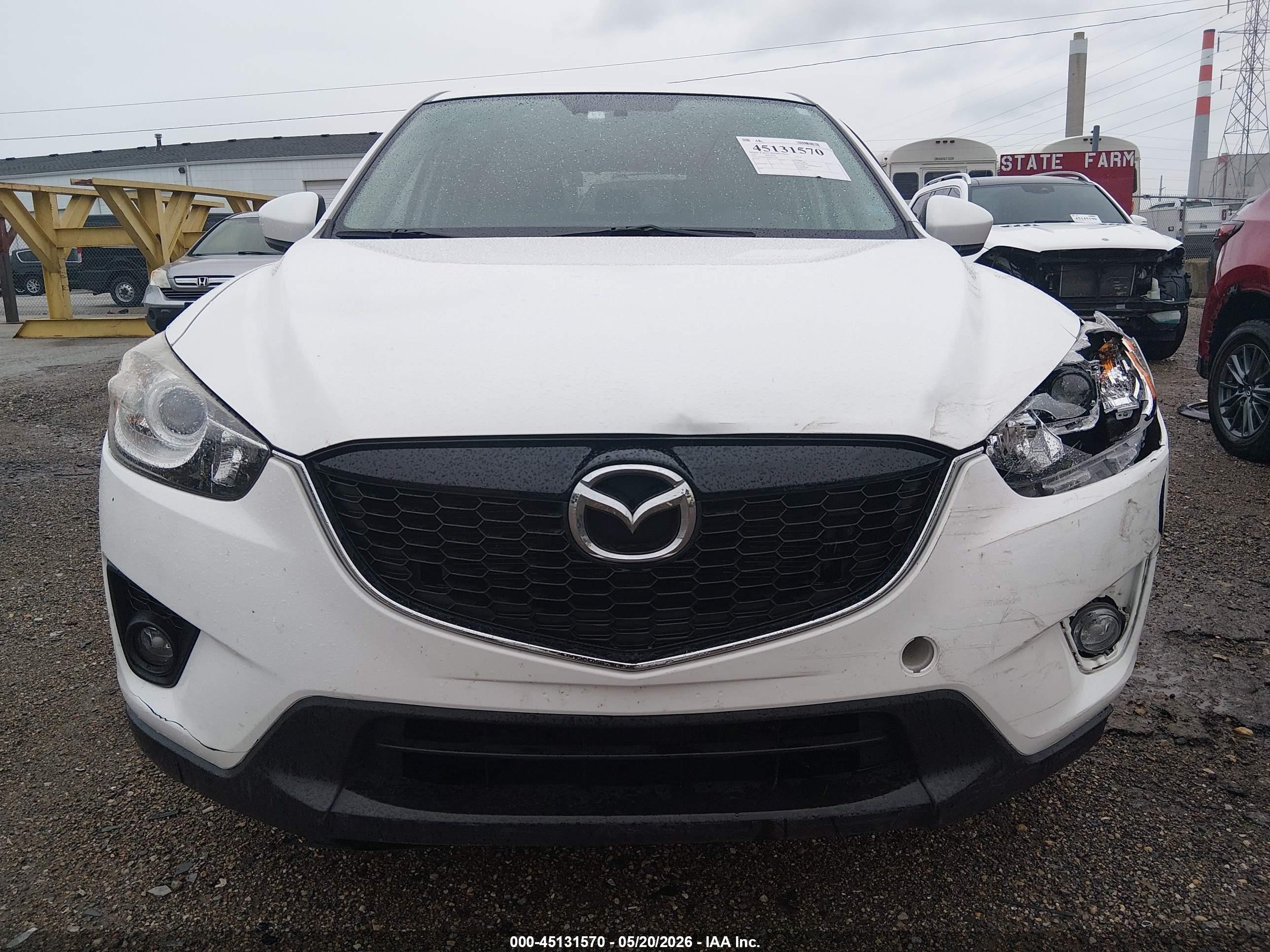2013 Mazda Cx-5 Grand Touring White vin: JM3KE4DE2D0127109