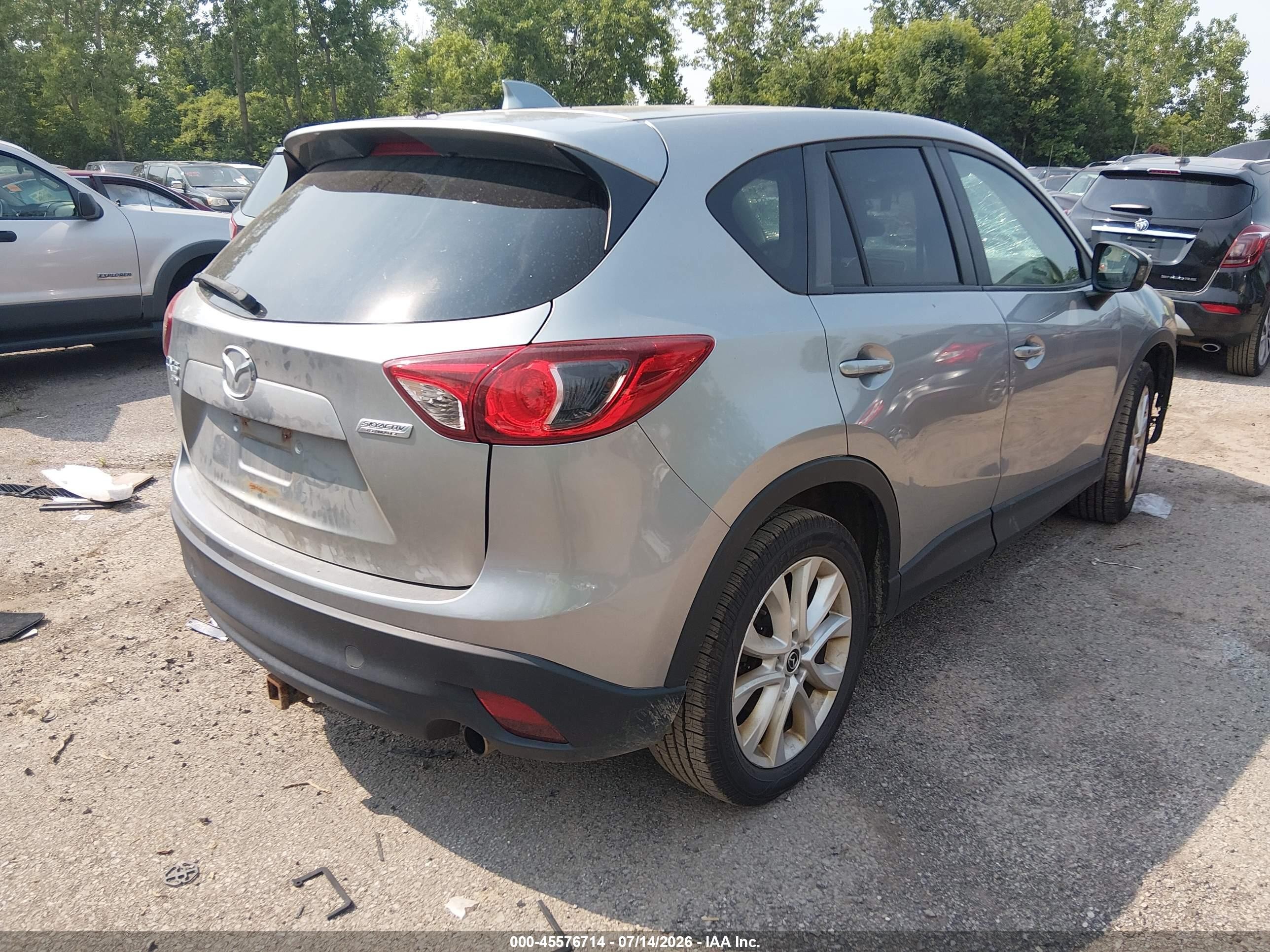 2013 Mazda Cx-5 Grand Touring Серебряный vin: JM3KE4DE2D0127238