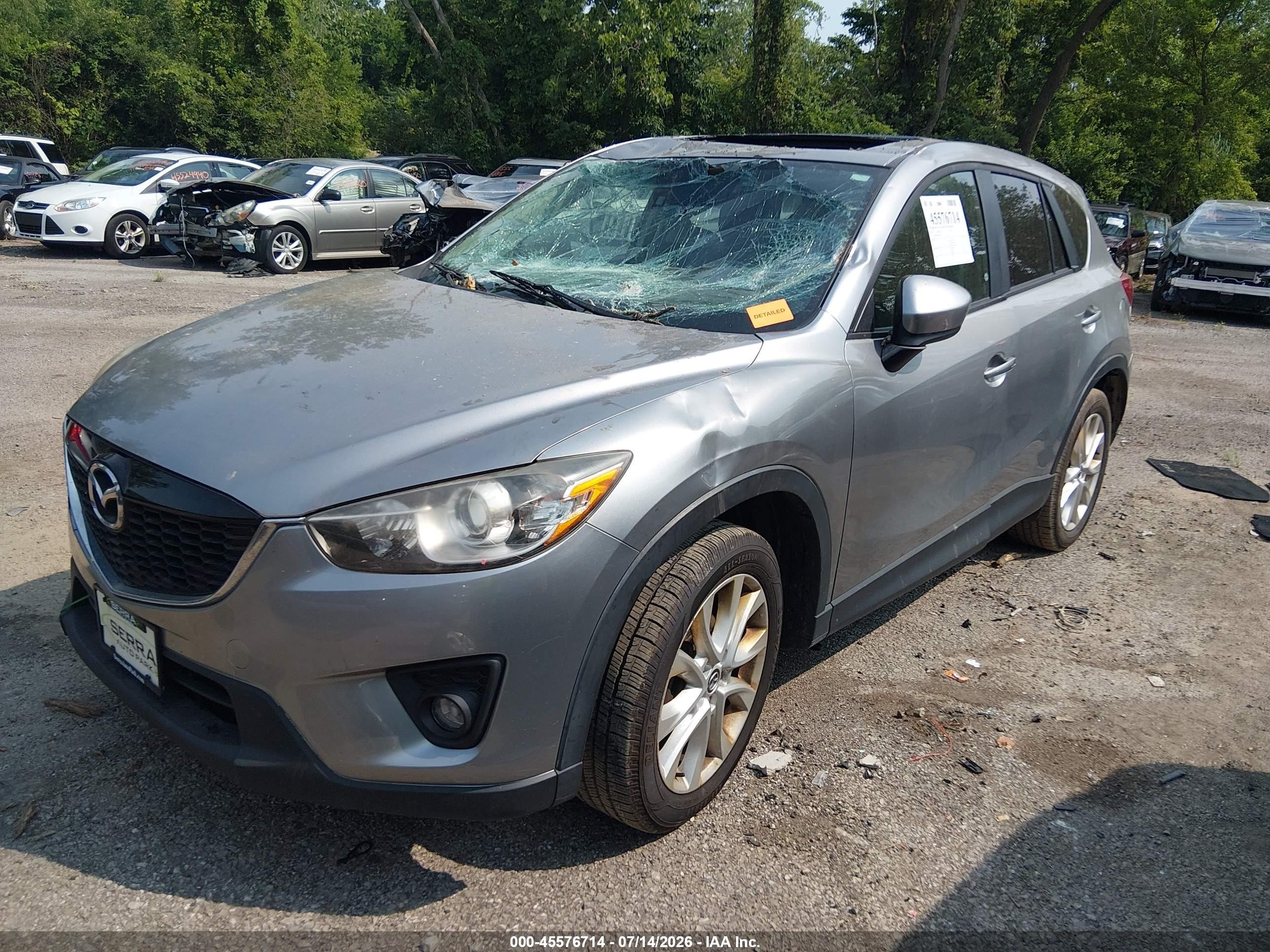 2013 Mazda Cx-5 Grand Touring Серебряный vin: JM3KE4DE2D0127238