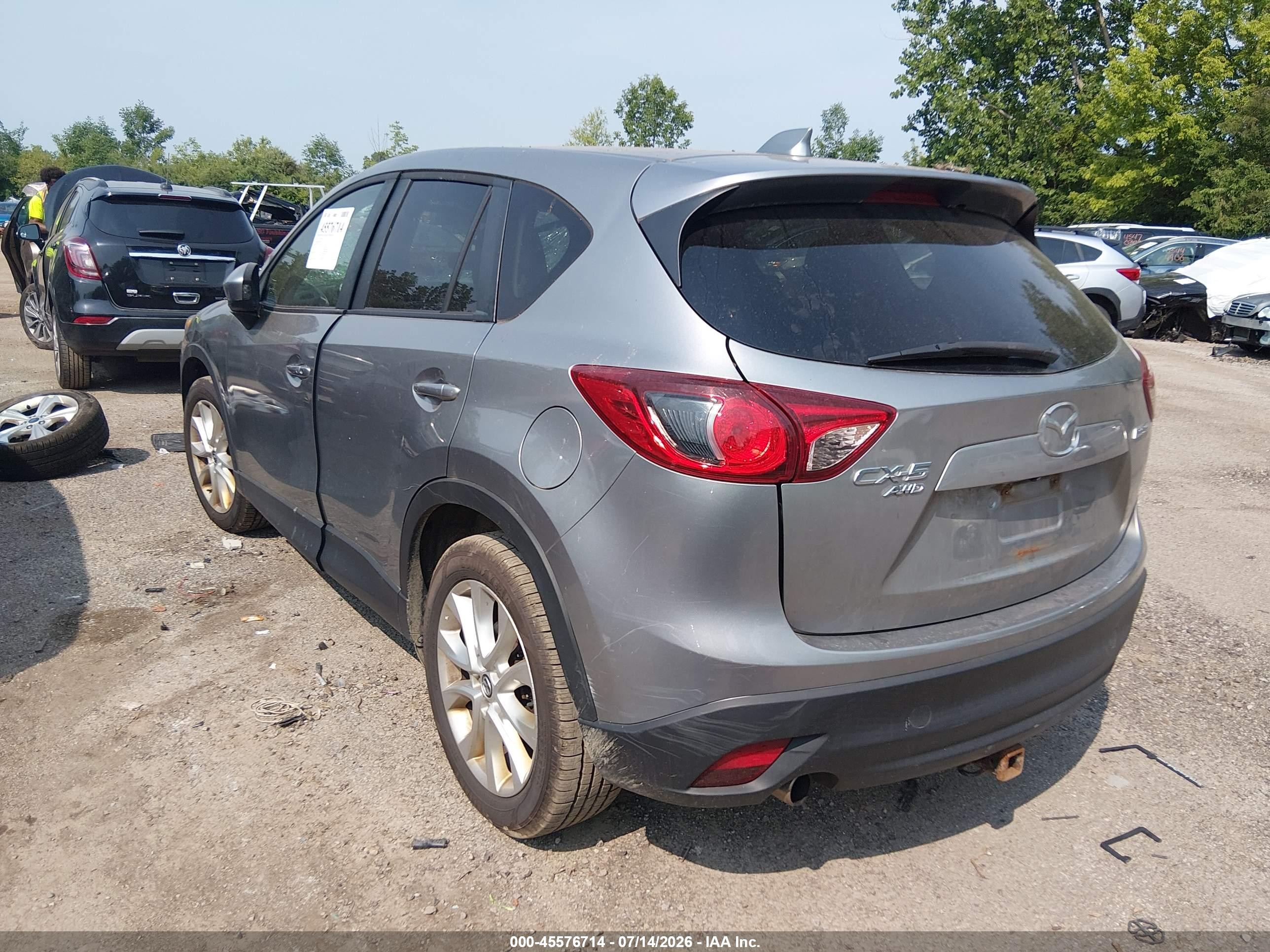 2013 Mazda Cx-5 Grand Touring Серебряный vin: JM3KE4DE2D0127238