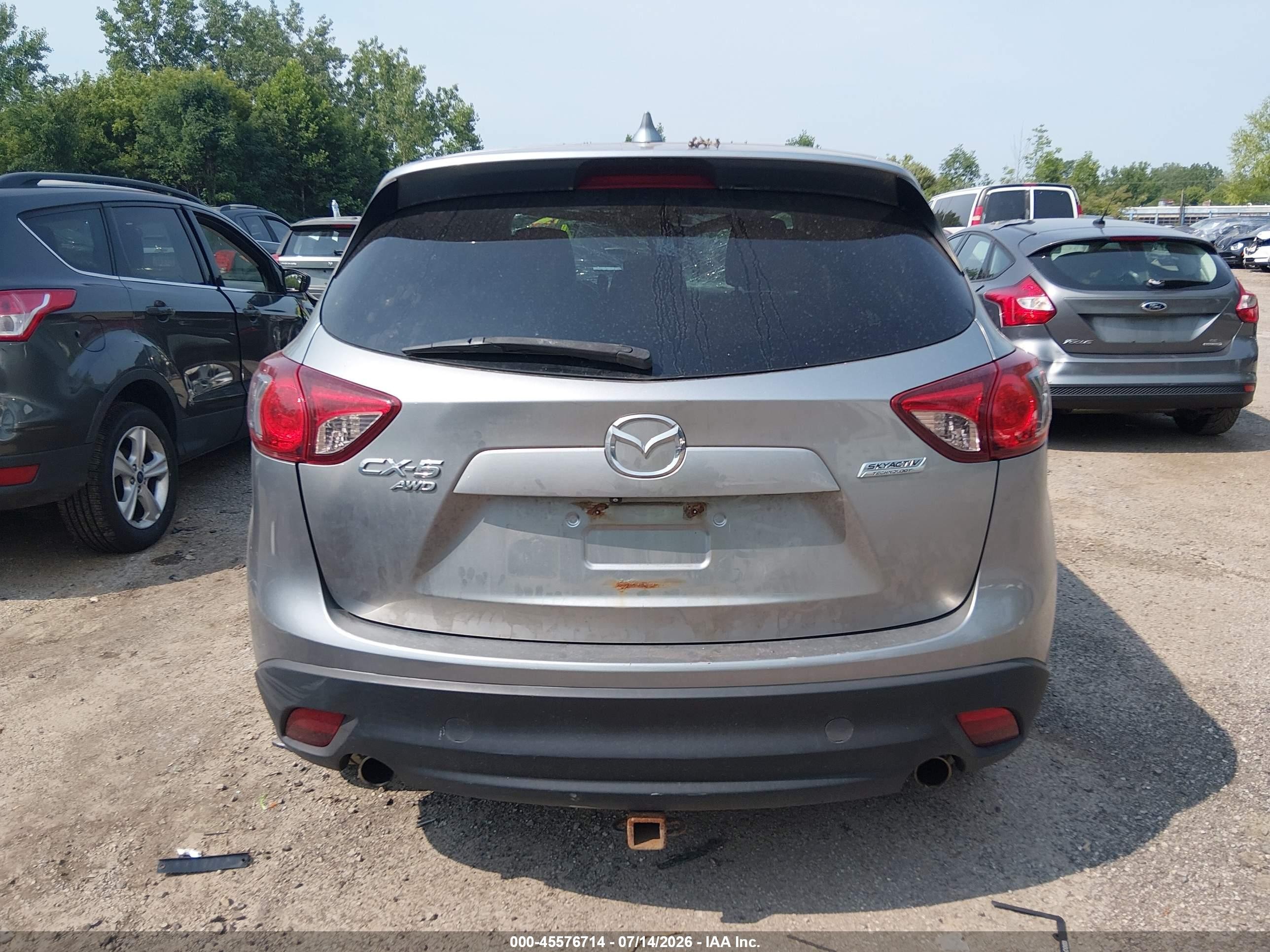 2013 Mazda Cx-5 Grand Touring Серебряный vin: JM3KE4DE2D0127238