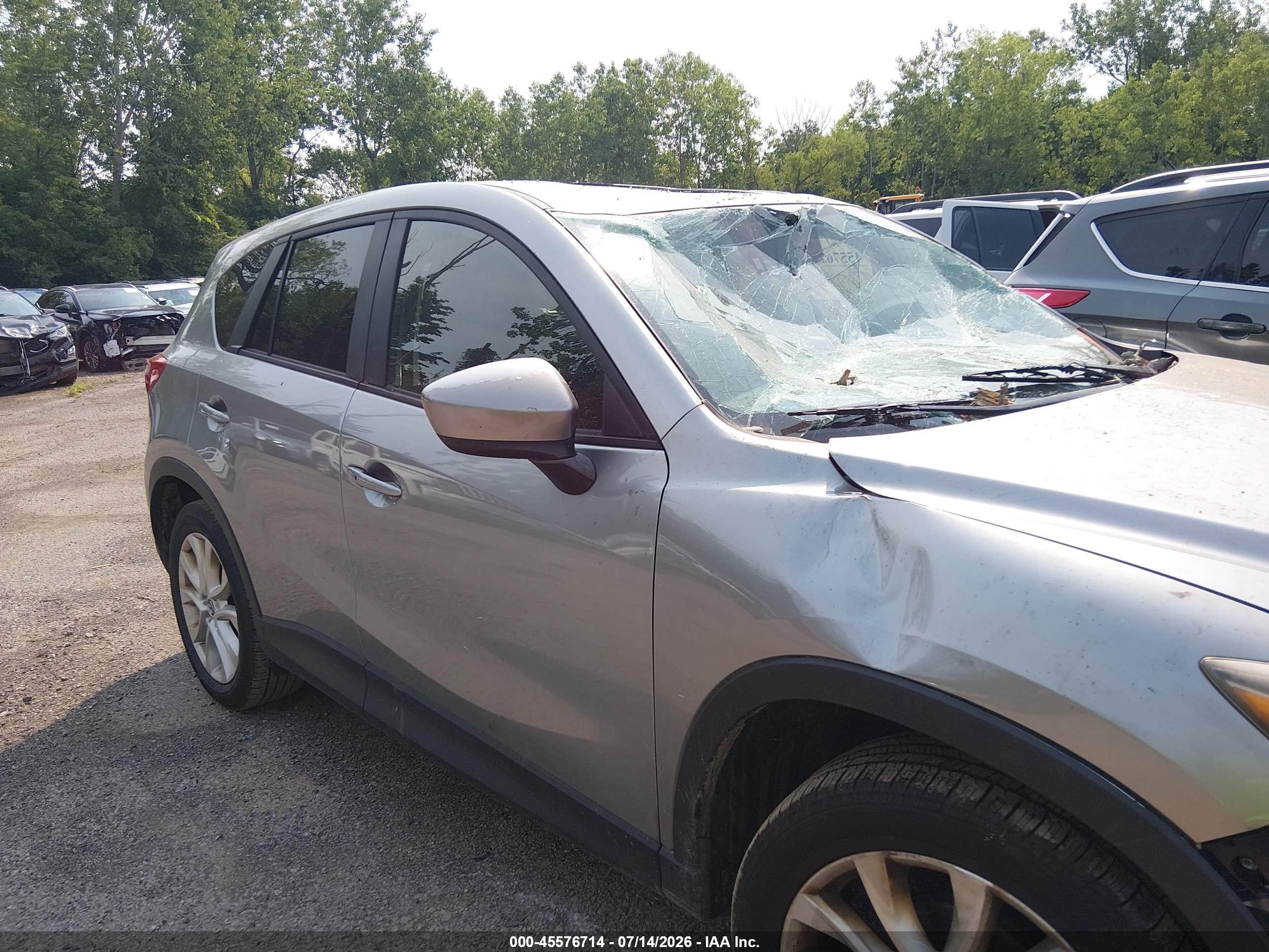 2013 Mazda Cx-5 Grand Touring Серебряный vin: JM3KE4DE2D0127238