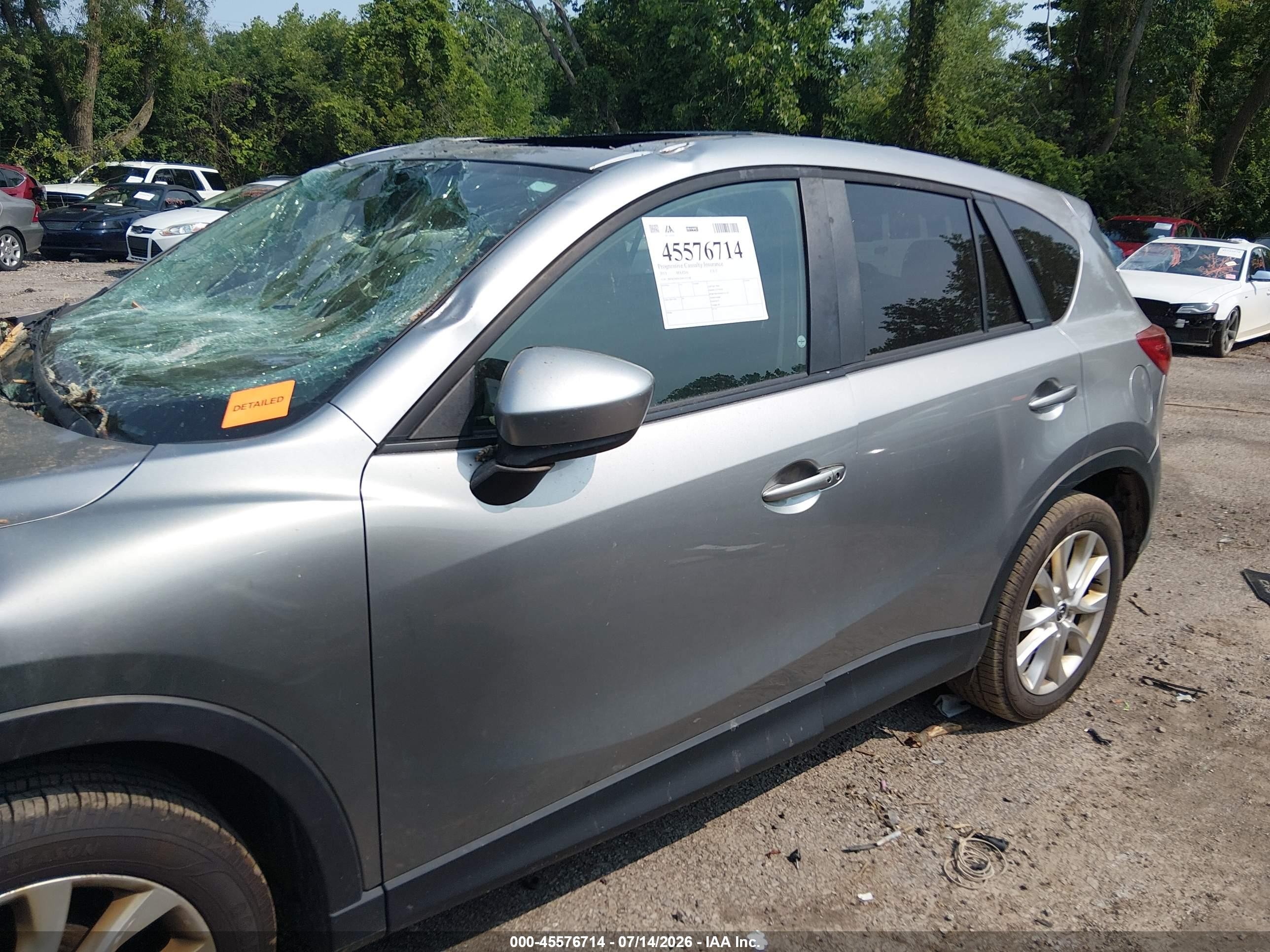 2013 Mazda Cx-5 Grand Touring Серебряный vin: JM3KE4DE2D0127238