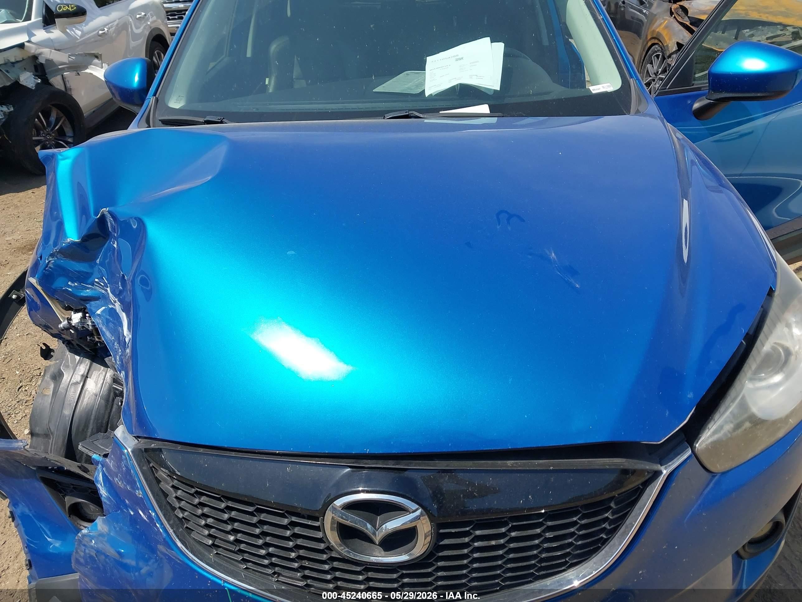 2013 Mazda Cx-5 Grand Touring Blue vin: JM3KE4DE2D0165763