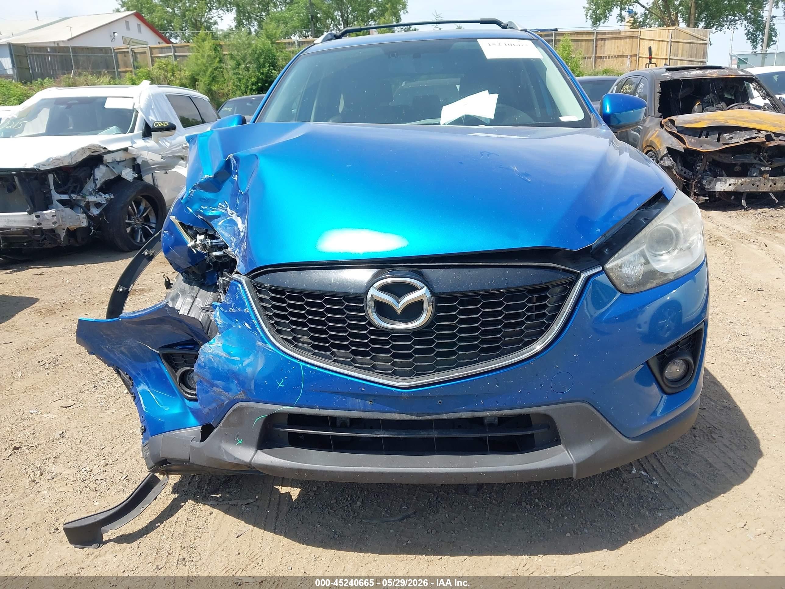 2013 Mazda Cx-5 Grand Touring Blue vin: JM3KE4DE2D0165763