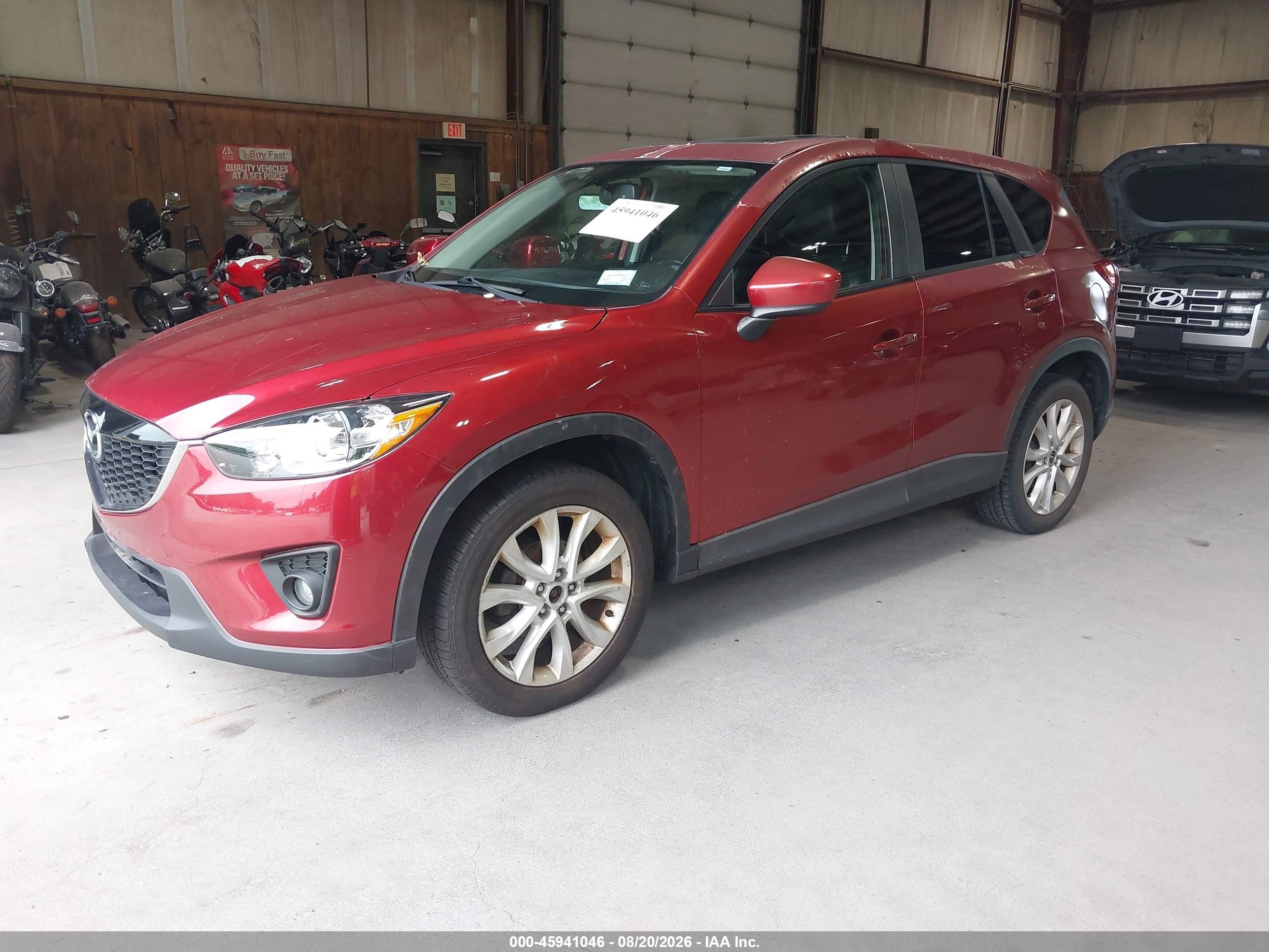 2013 Mazda Cx-5 Grand Touring Красный vin: JM3KE4DE3D0132108