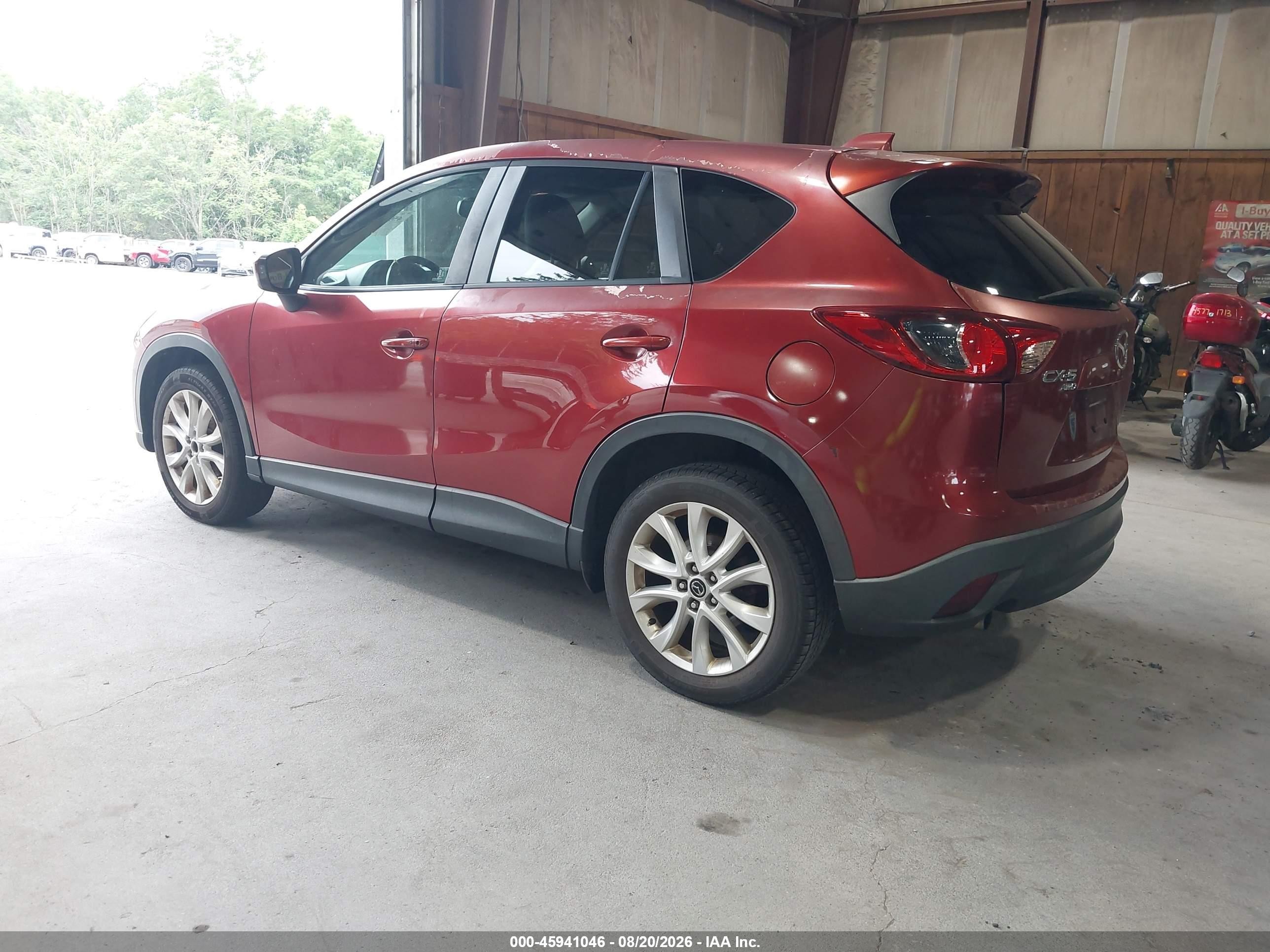 2013 Mazda Cx-5 Grand Touring Красный vin: JM3KE4DE3D0132108