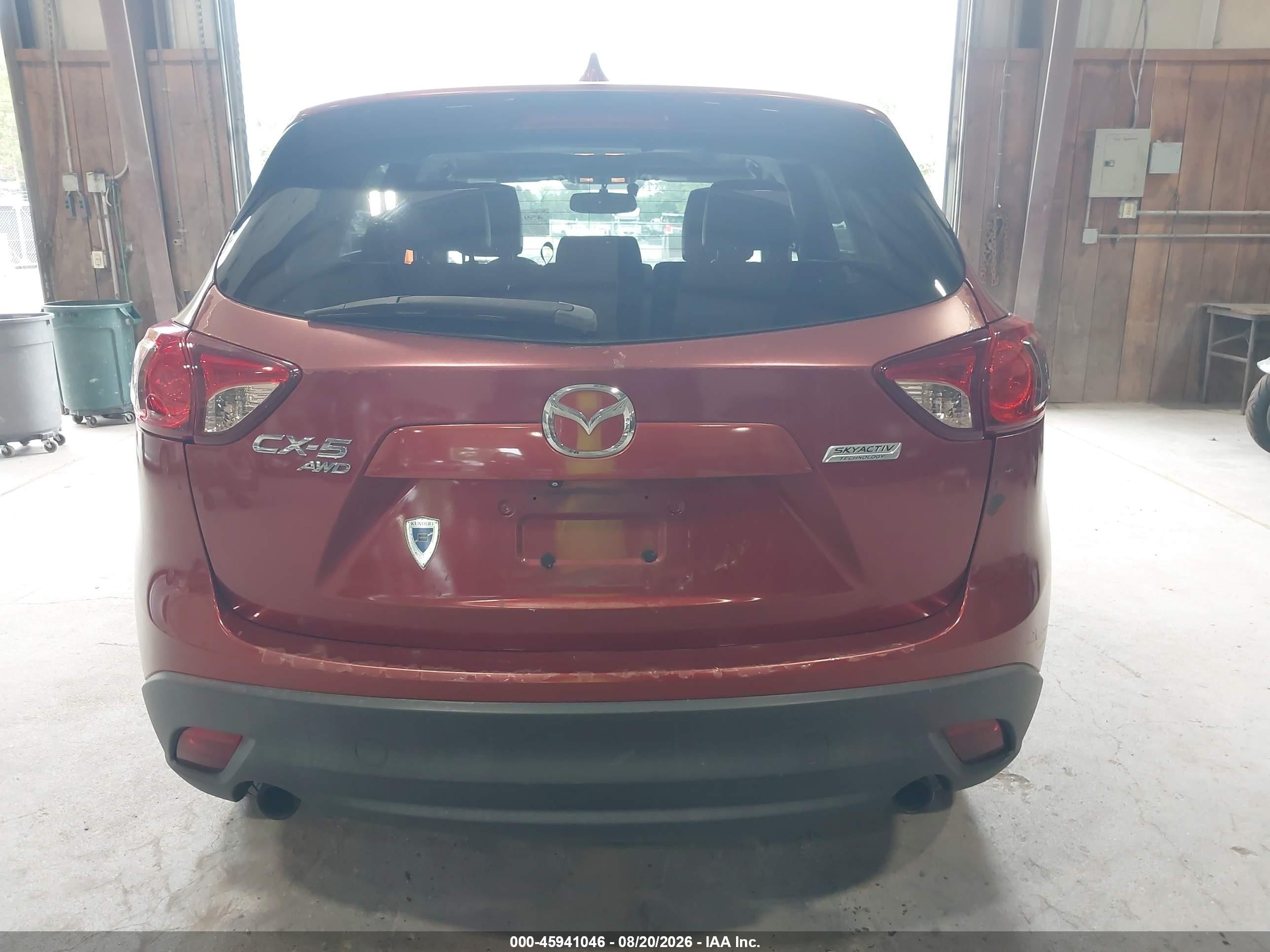 2013 Mazda Cx-5 Grand Touring Красный vin: JM3KE4DE3D0132108