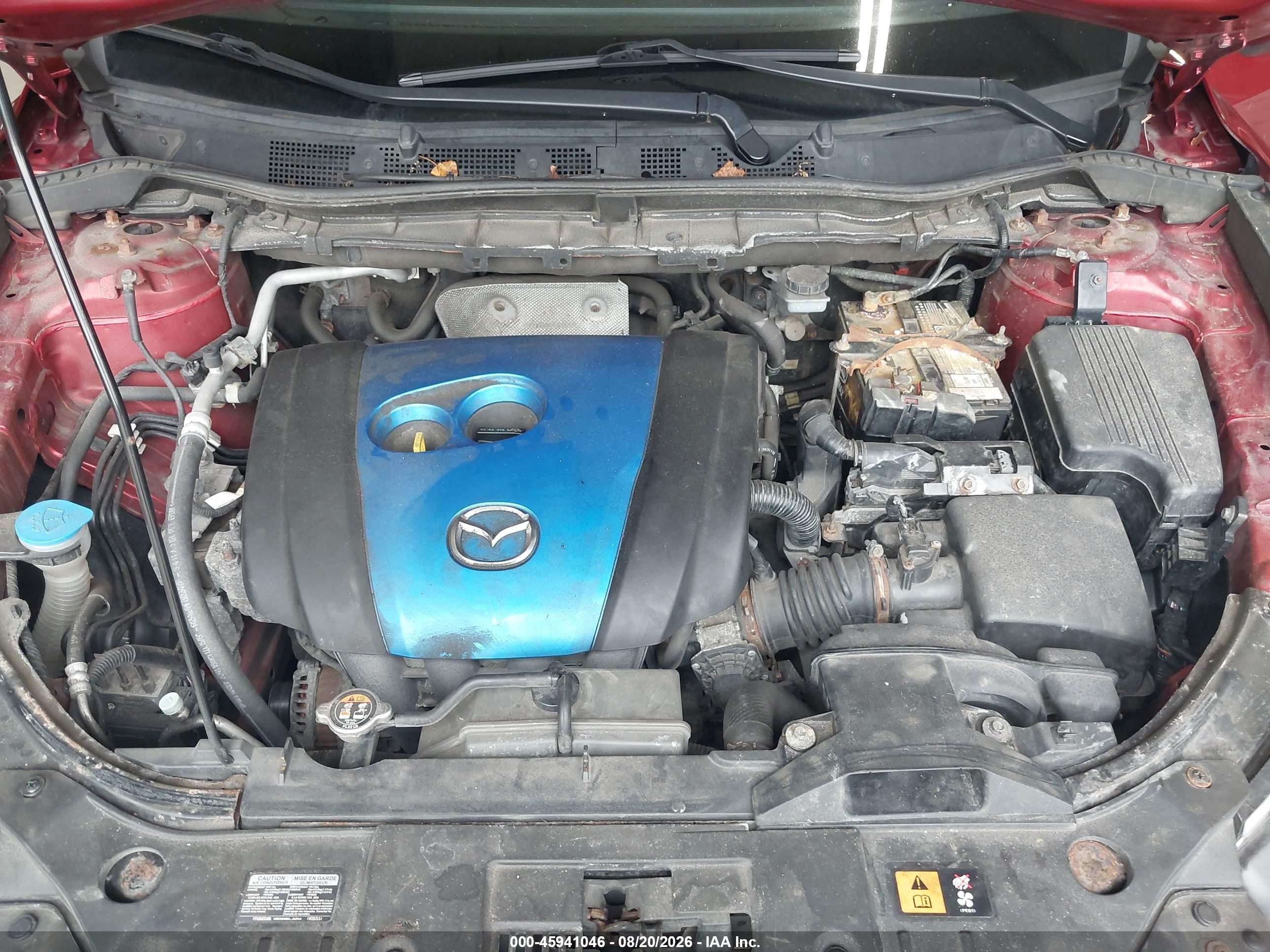 2013 Mazda Cx-5 Grand Touring Красный vin: JM3KE4DE3D0132108