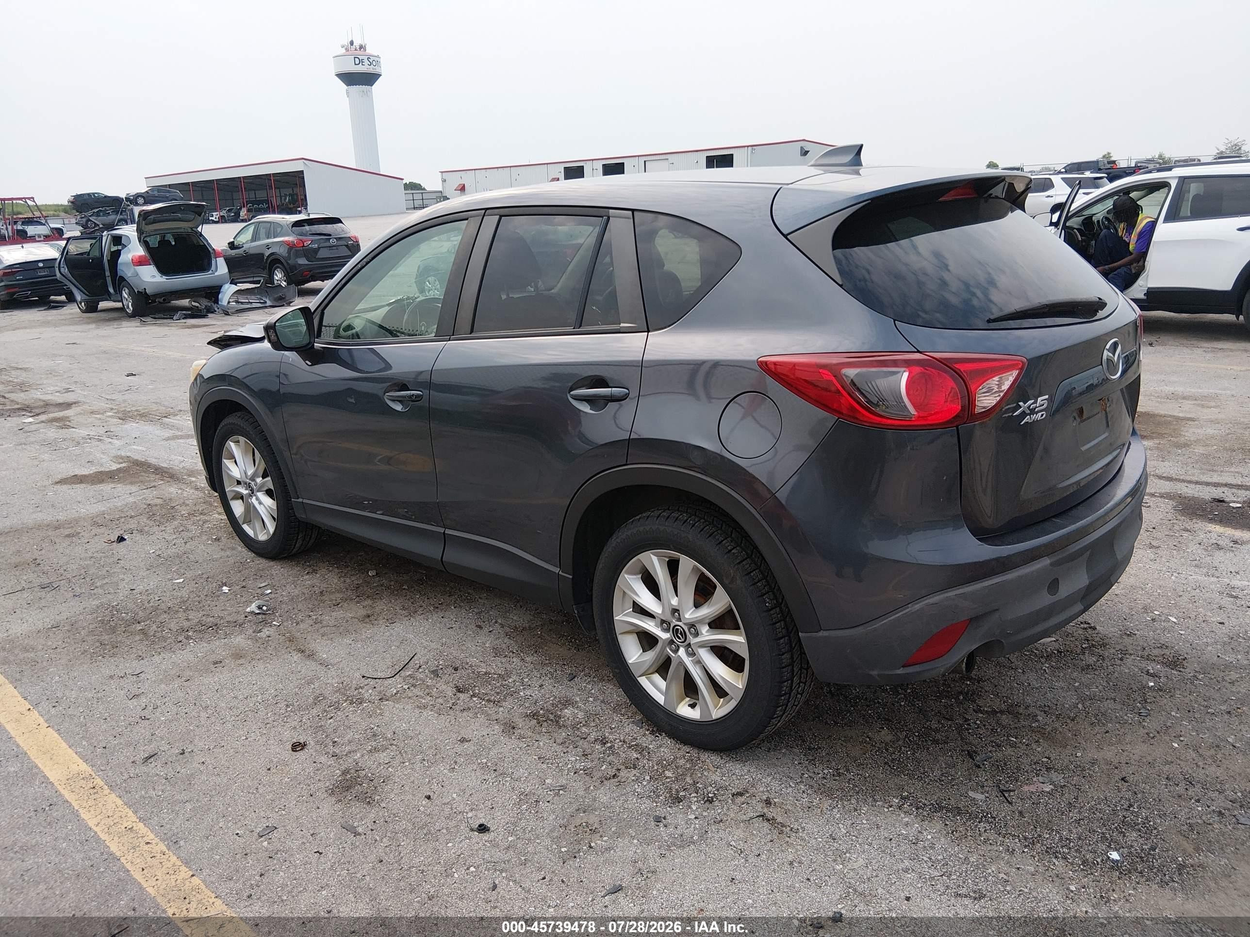 2013 Mazda Cx-5 Grand Touring Gold vin: JM3KE4DE3D0167778