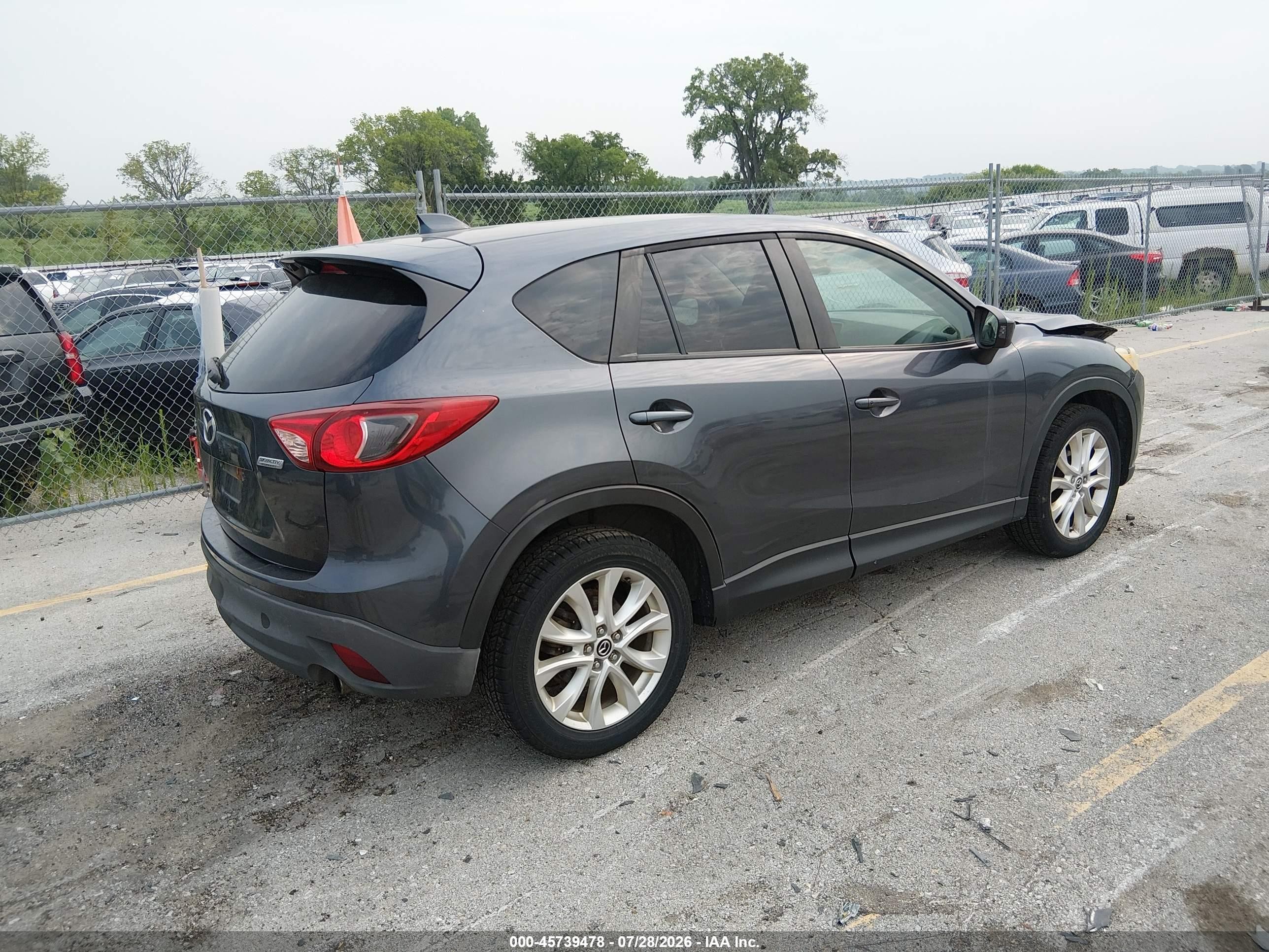 2013 Mazda Cx-5 Grand Touring Gold vin: JM3KE4DE3D0167778