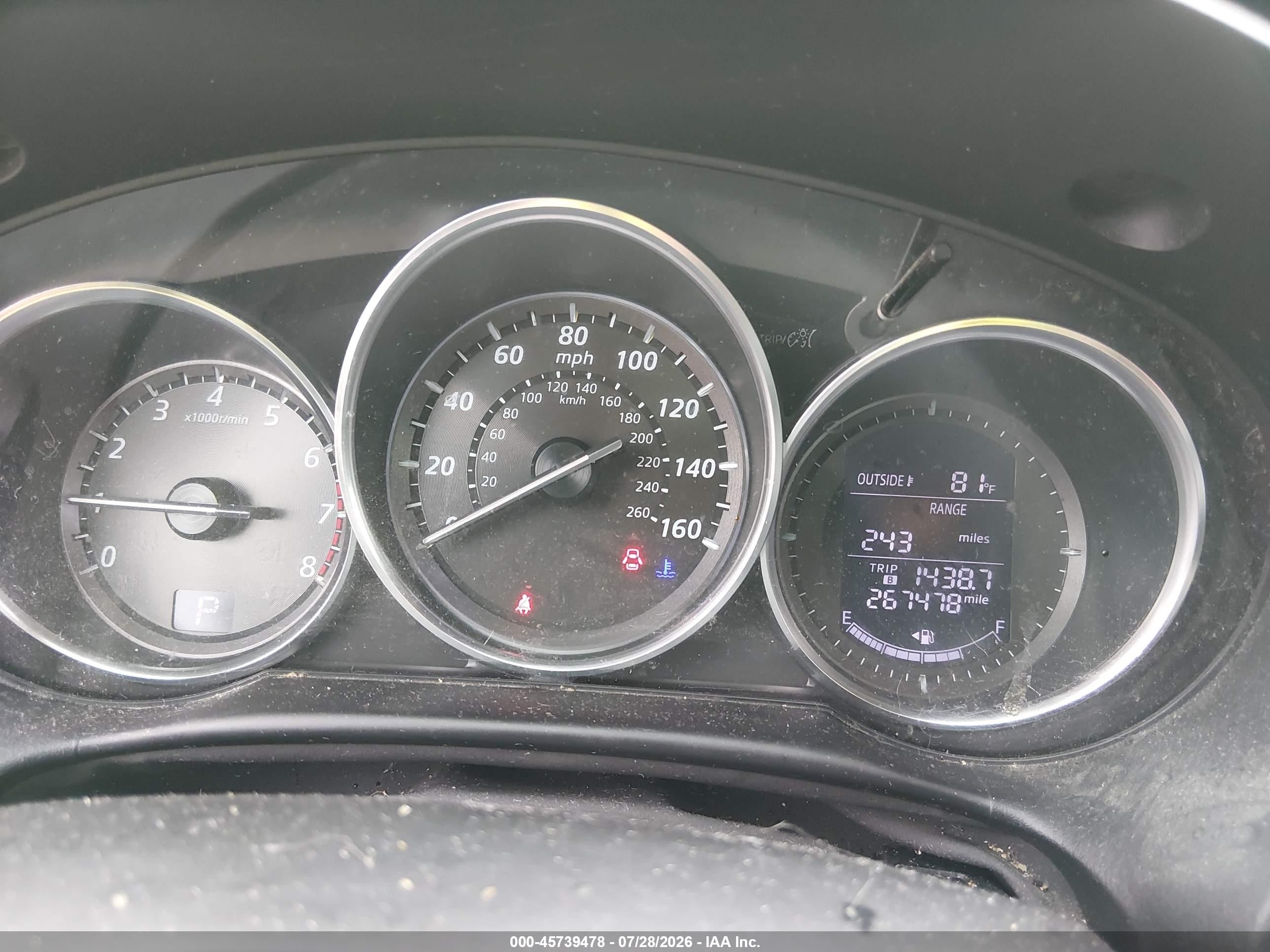 2013 Mazda Cx-5 Grand Touring Gold vin: JM3KE4DE3D0167778