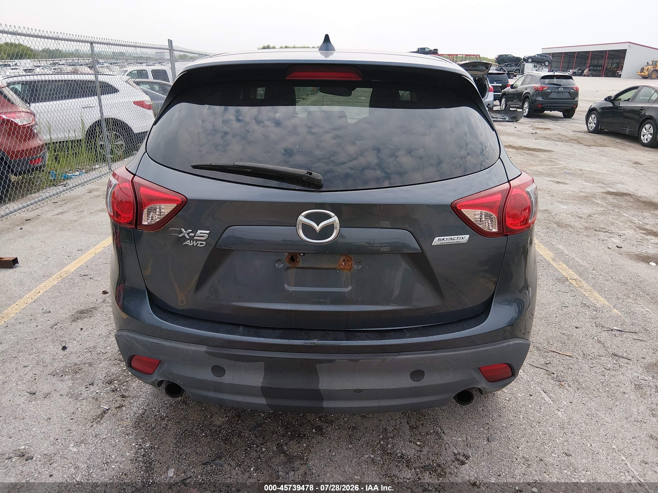 2013 Mazda Cx-5 Grand Touring Gold vin: JM3KE4DE3D0167778