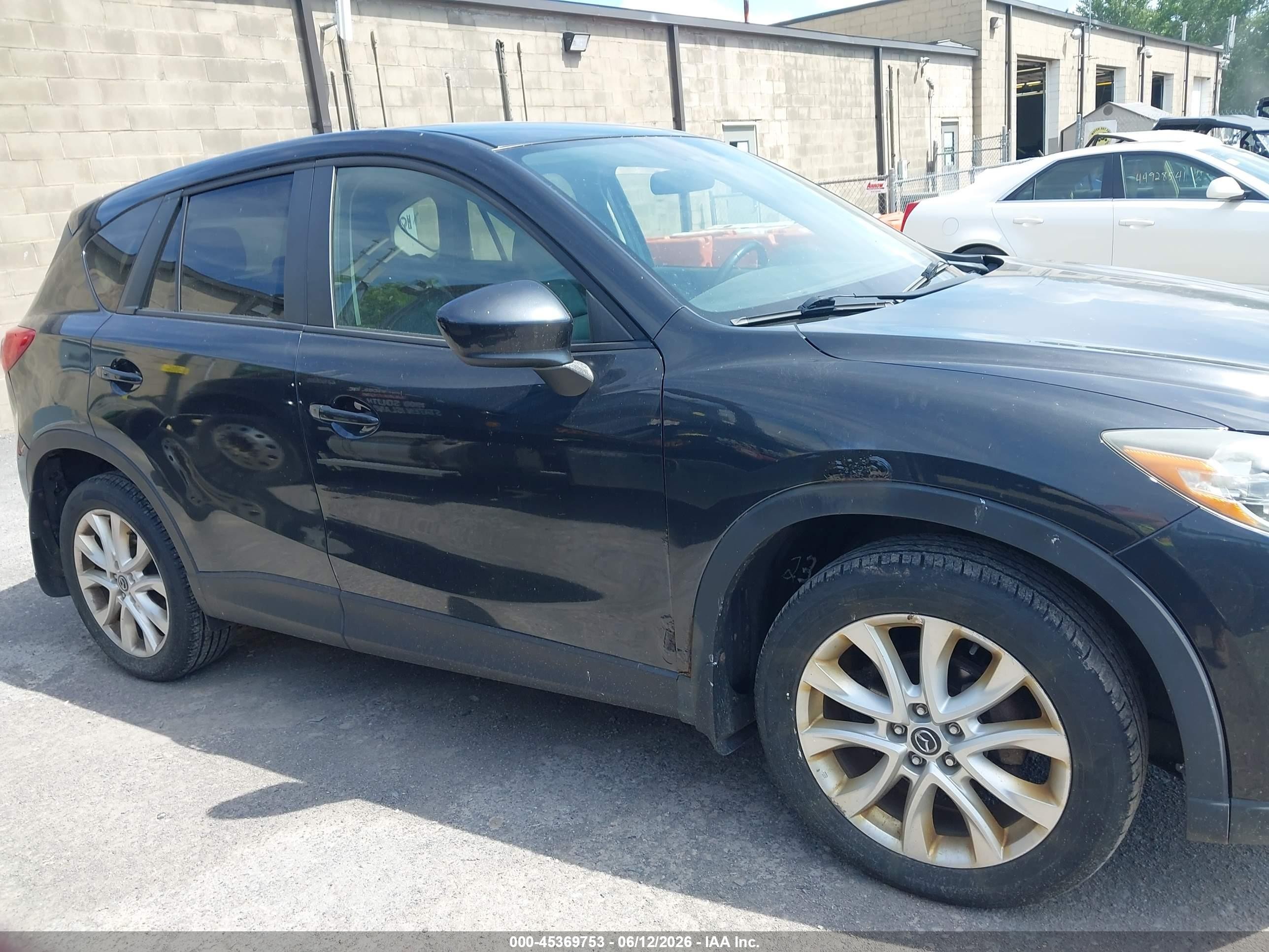 2013 Mazda Cx-5 Grand Touring Black vin: JM3KE4DE6D0114735