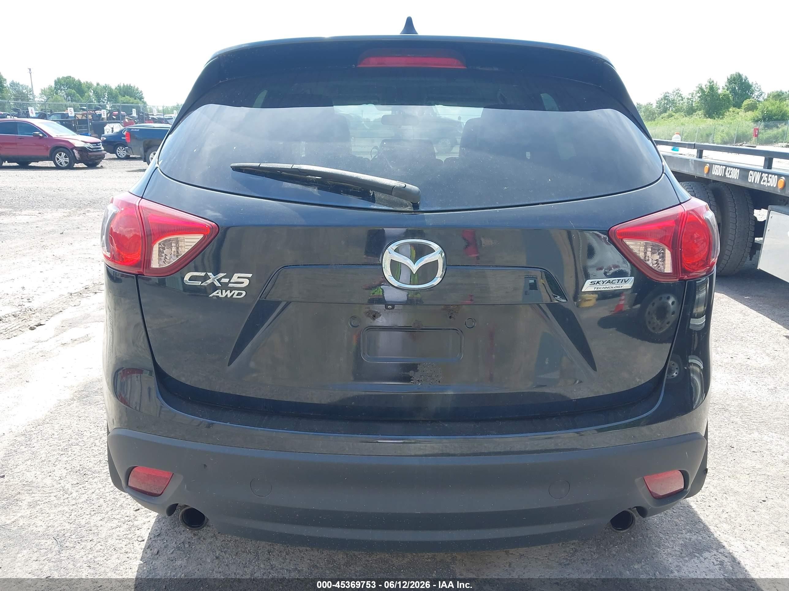 2013 Mazda Cx-5 Grand Touring Black vin: JM3KE4DE6D0114735