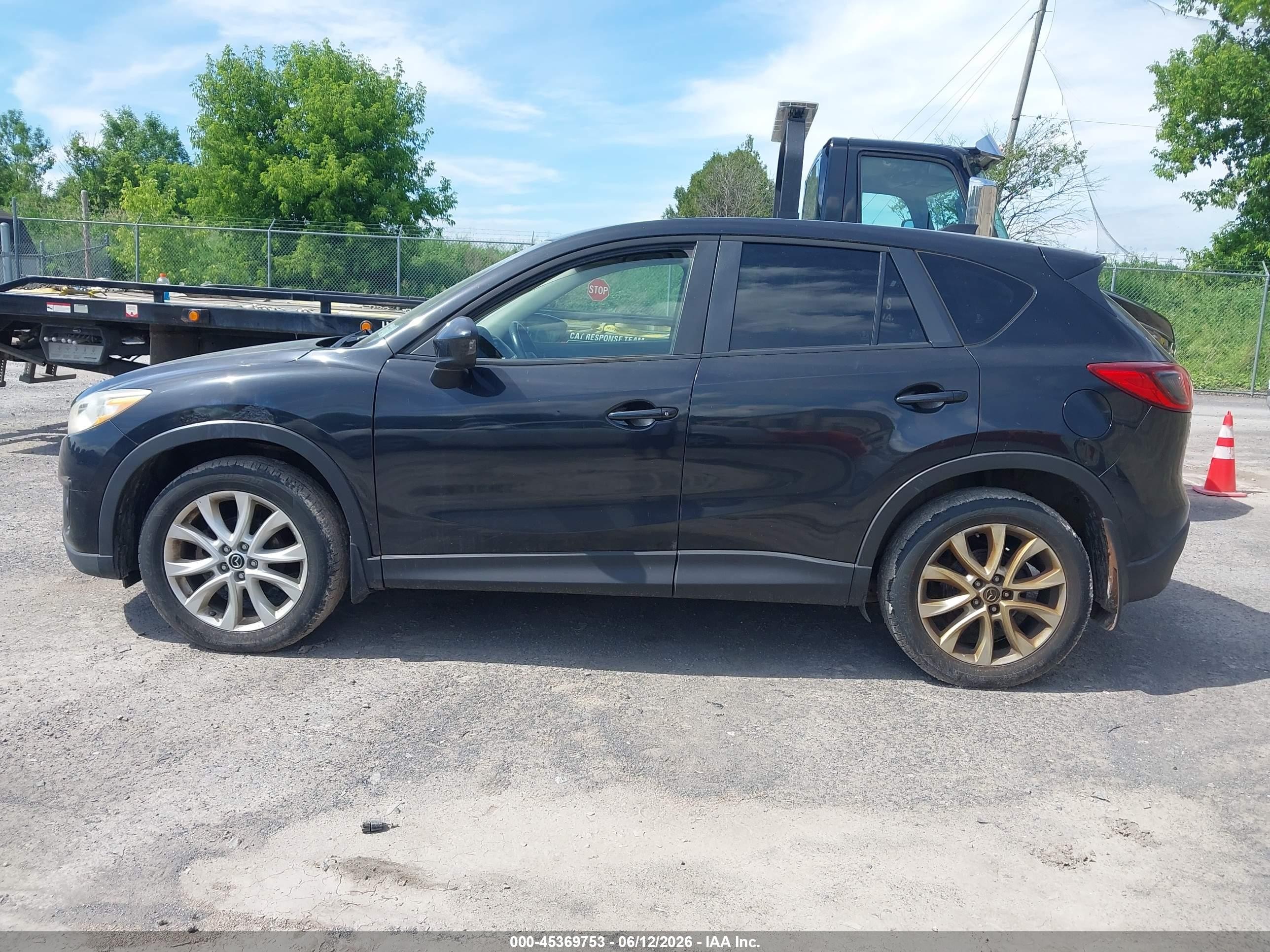 2013 Mazda Cx-5 Grand Touring Black vin: JM3KE4DE6D0114735