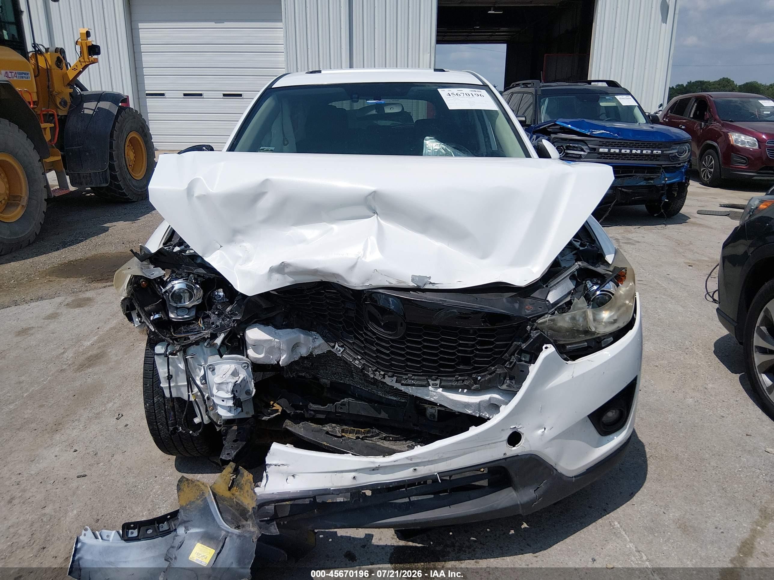 2013 Mazda Cx-5 Grand Touring Белый vin: JM3KE4DE7D0159988