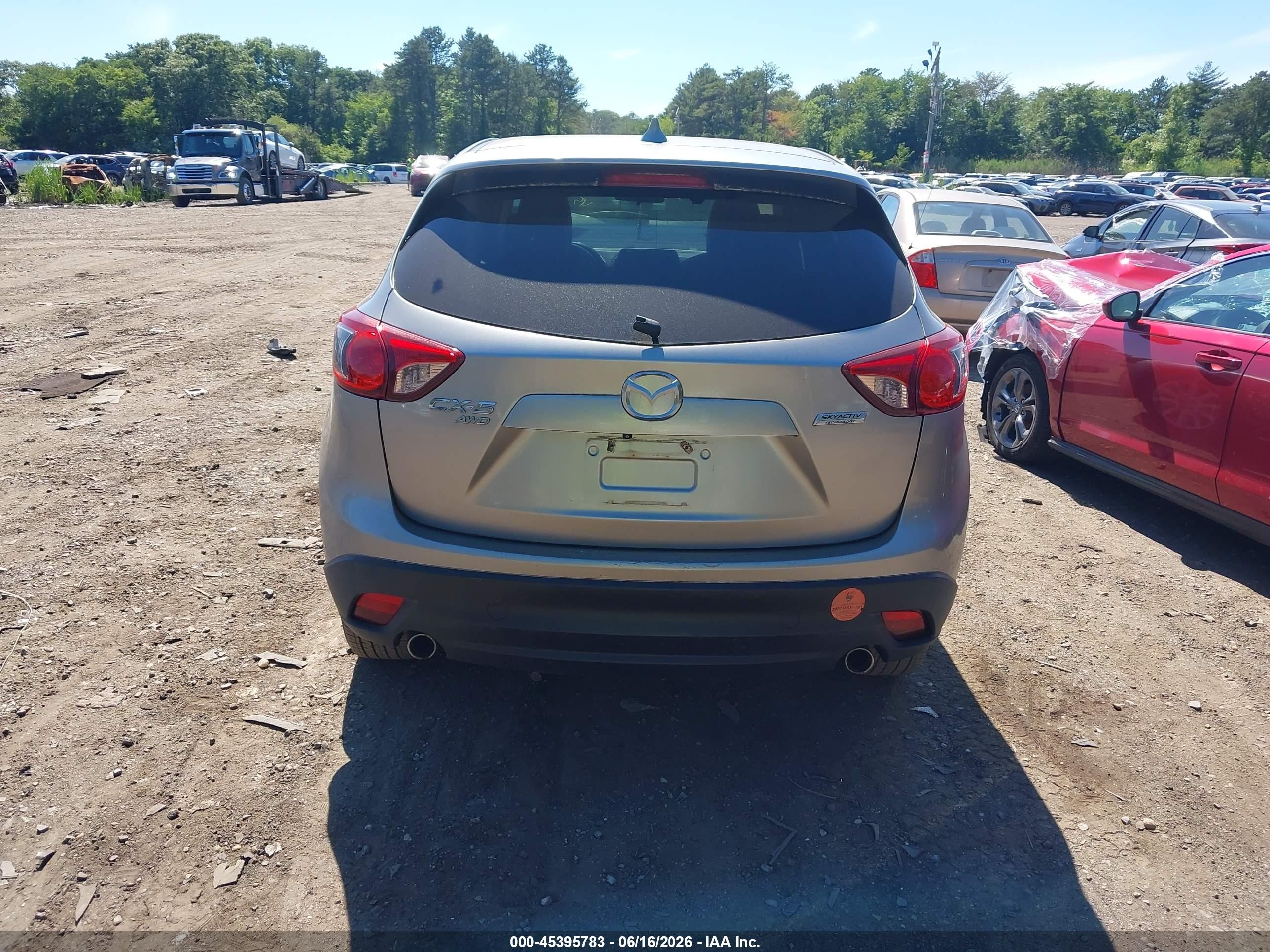 2013 Mazda Cx-5 Grand Touring Серебряный vin: JM3KE4DE7D0163846