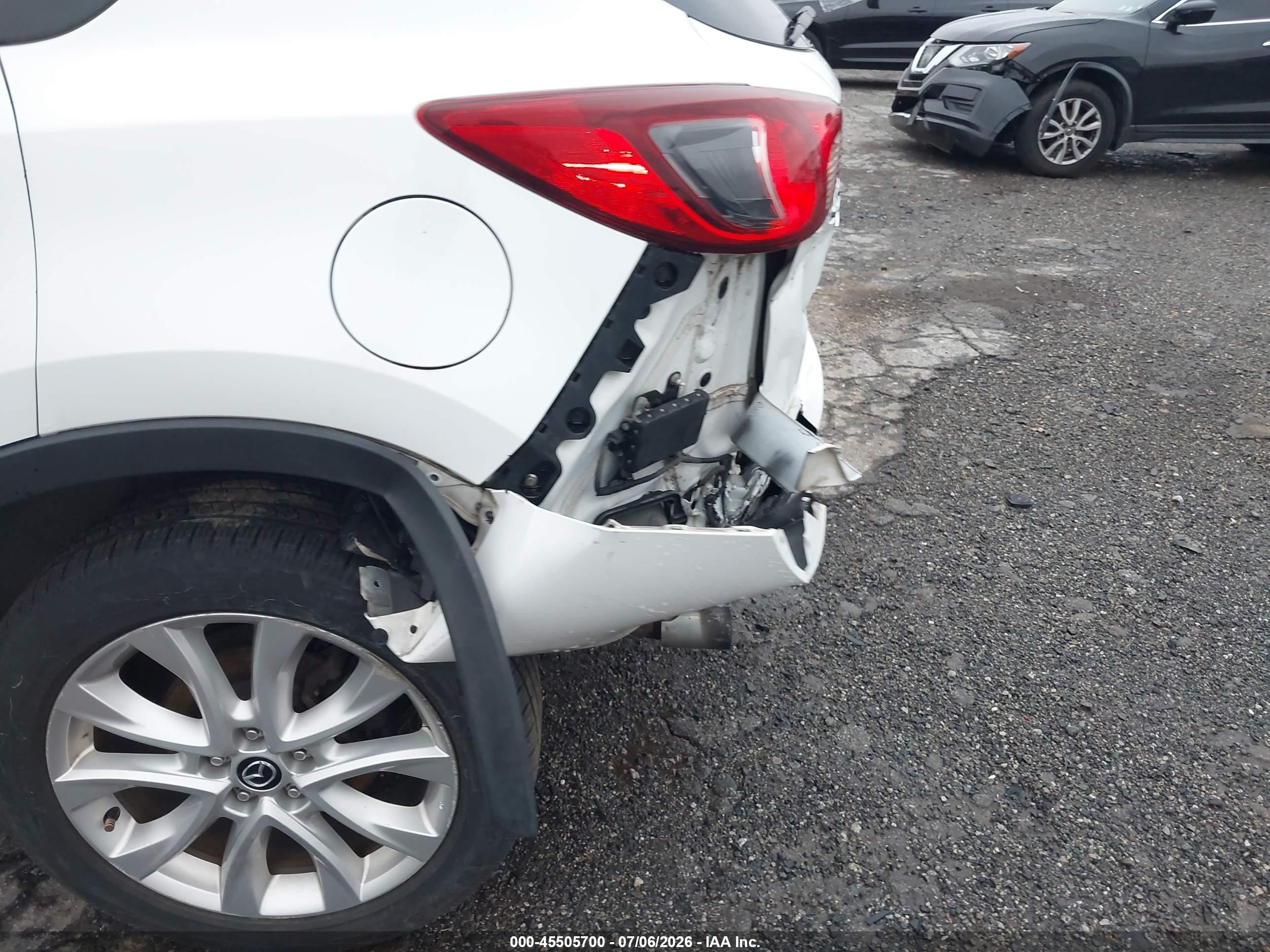 2013 Mazda Cx-5 Grand Touring White vin: JM3KE4DE8D0129978